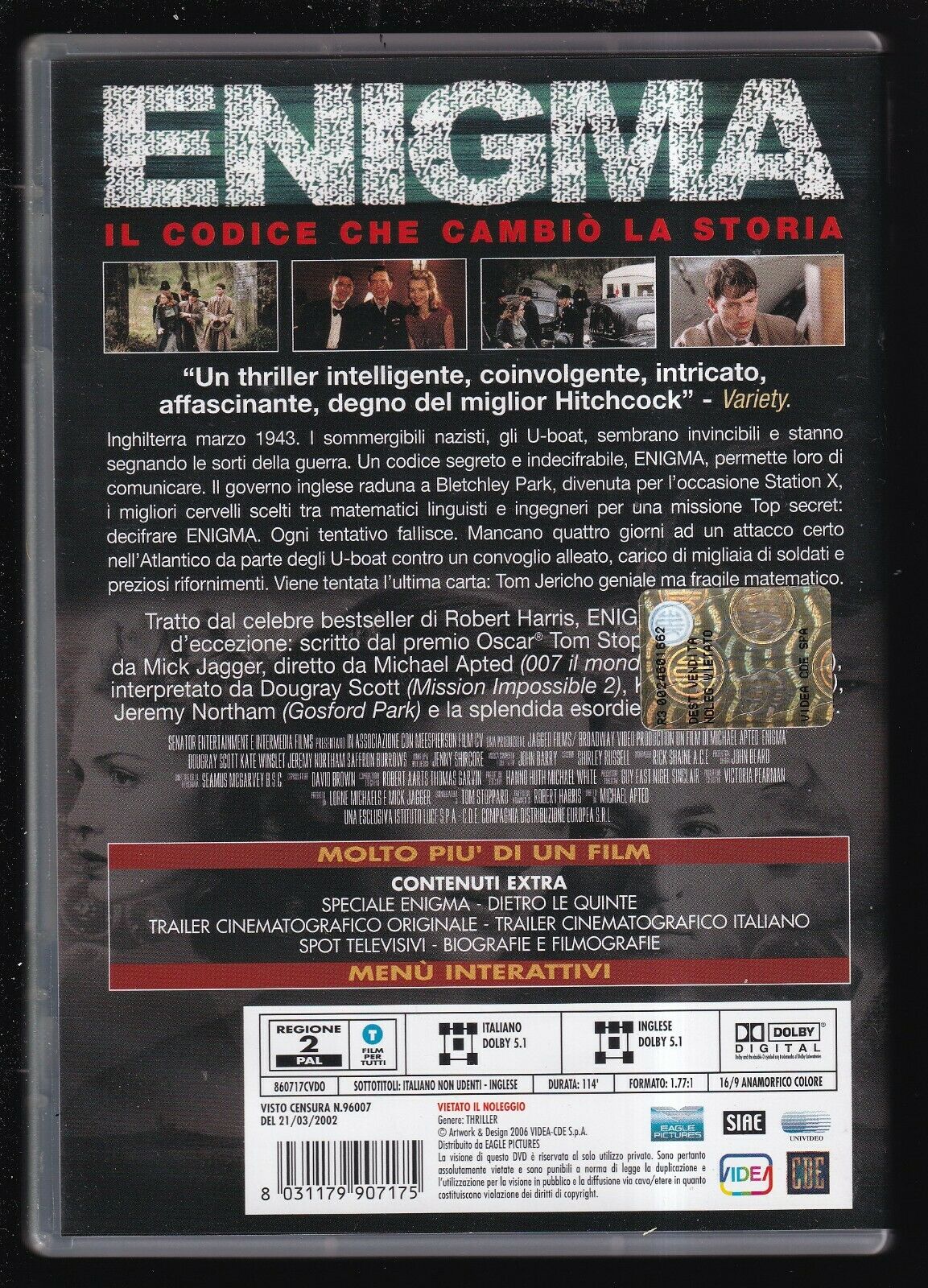 EBOND Enigma Di Michael Apted DVD DB780842