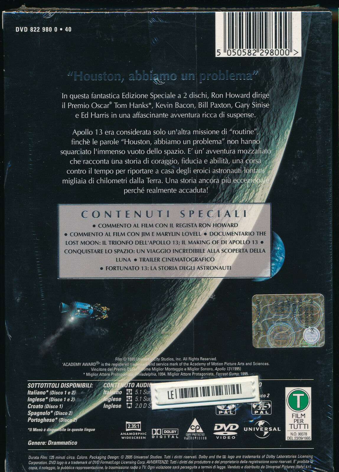 EBOND Apollo 13 Special Edition 2 Dischi DVD DB782808