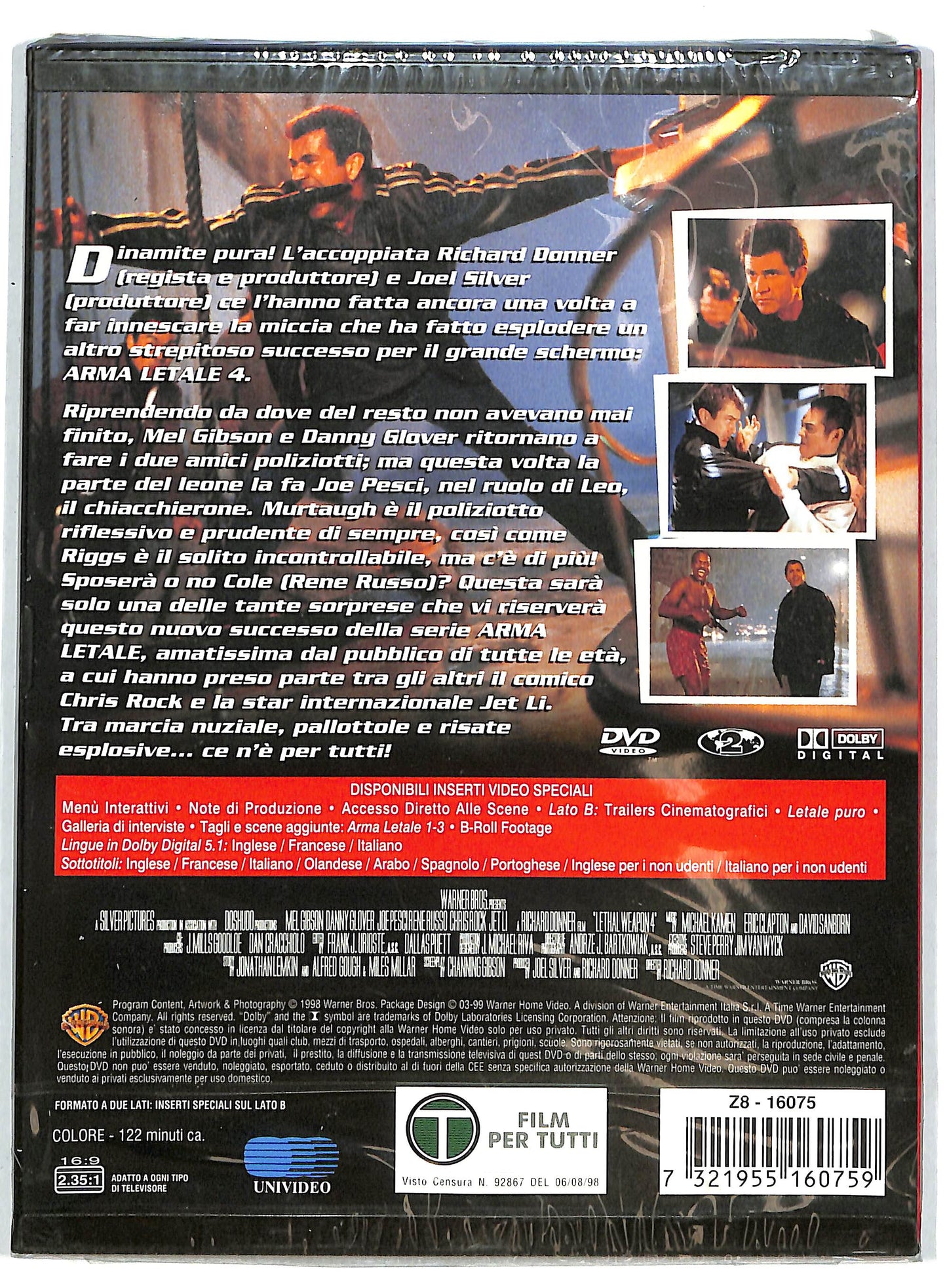 EBOND Arma Letale 4 SNAPPER DVD DB782832