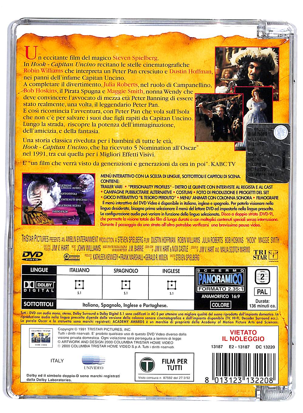 EBOND Hook - Capitan Uncino Collector's Edition SJB DVD DB782848