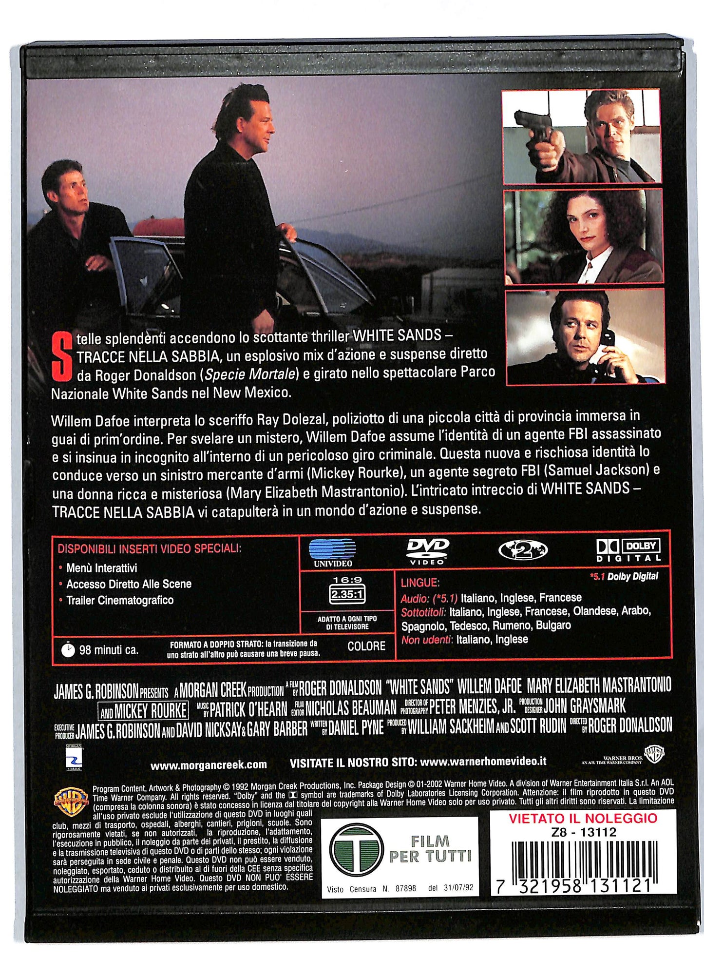 EBOND White sands - Tracce nella sabbia SNAPPER DVD DB782853