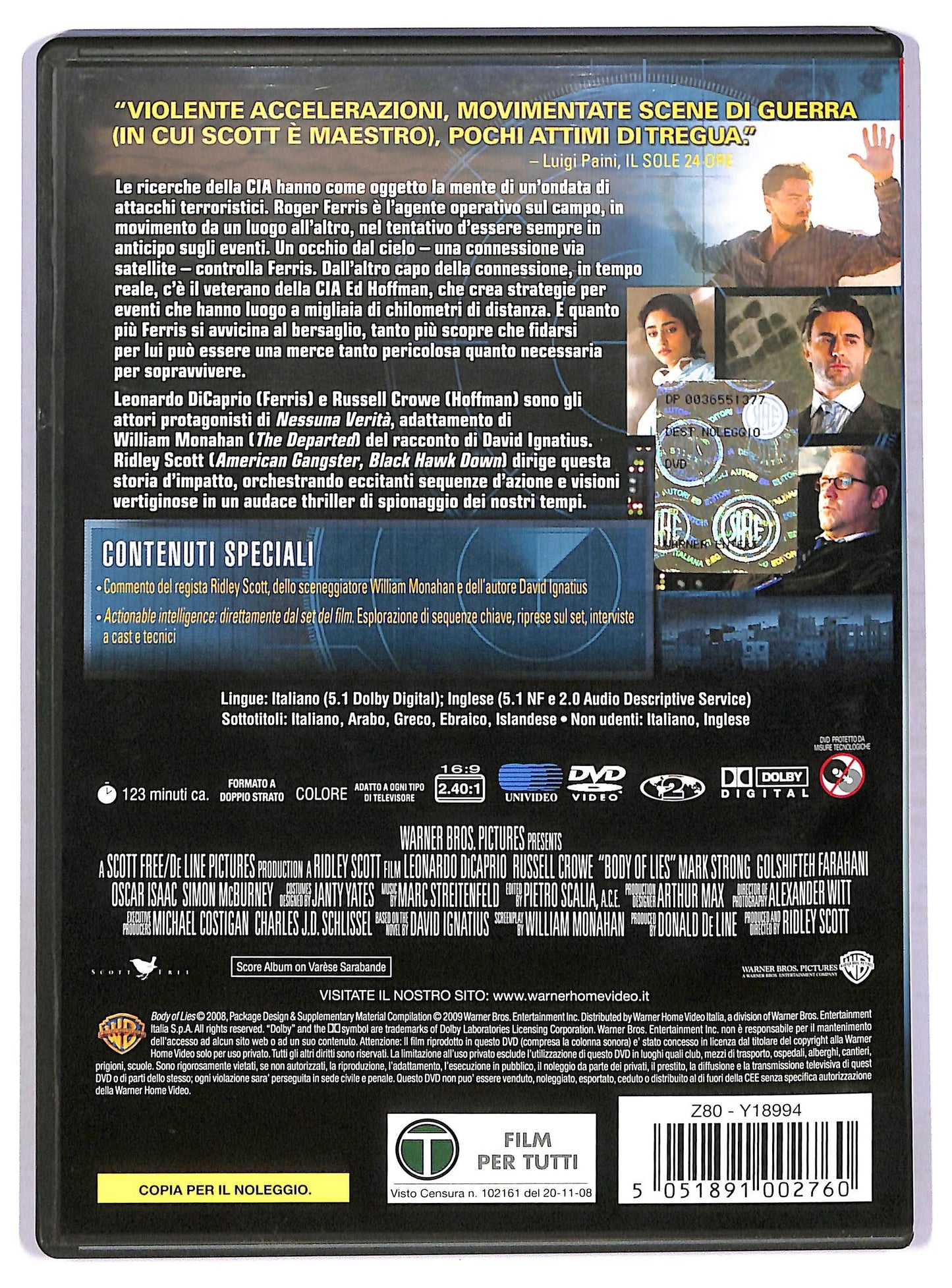 EBOND Nessuna verita NOLEGGIO DVD DB785821