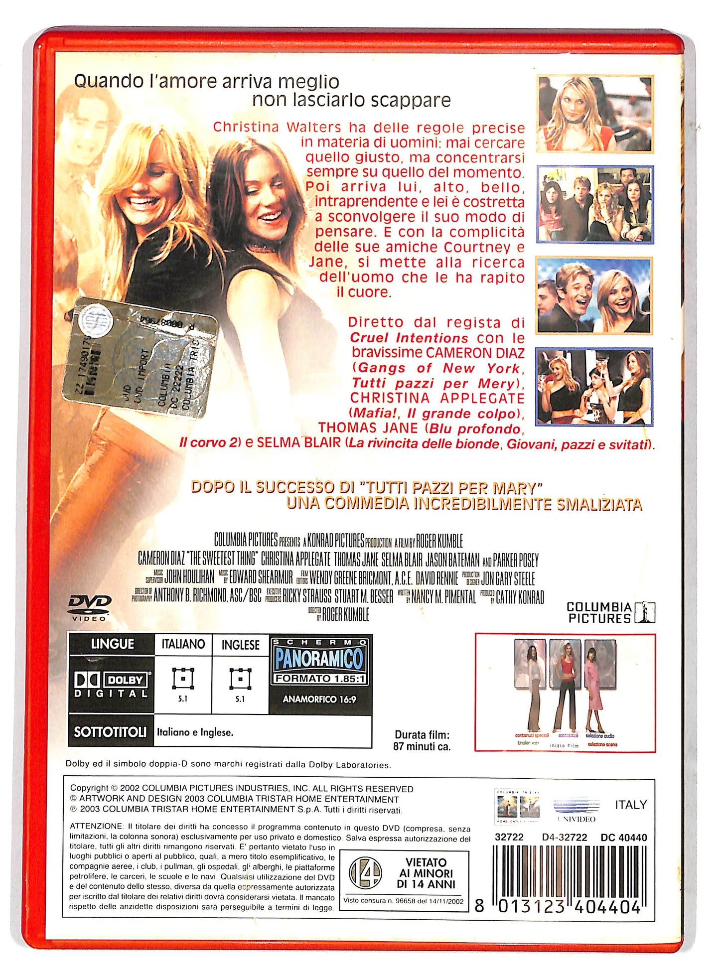 EBOND La cosa piu dolce... NOLEGGIO DVD DB785822