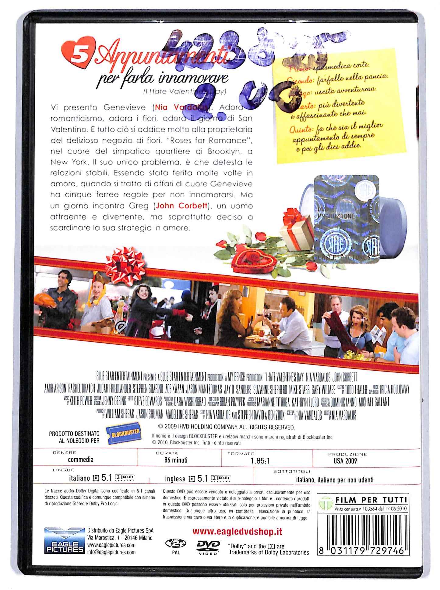 EBOND 5 appuntamenti per farla innamorare NOLEGGIO DVD DB785840