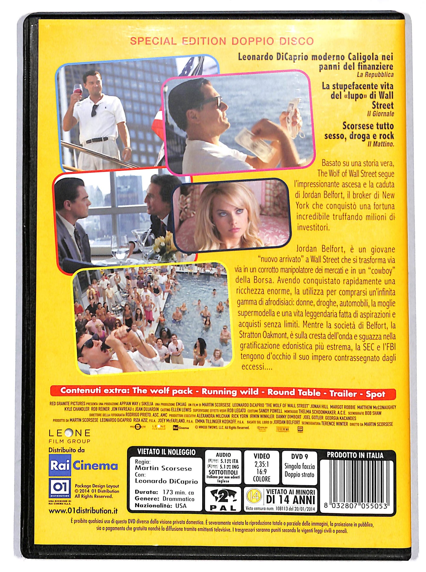 EBOND the wolf of wall street - EDIZIONE SPECIALE doppio disco DVD DB785932