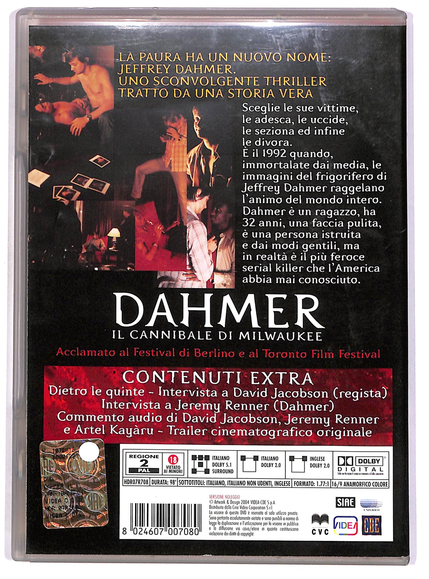 EBOND Dahmer - Il cannibale di Milwaukee NOLEGGIO DVD DB786253