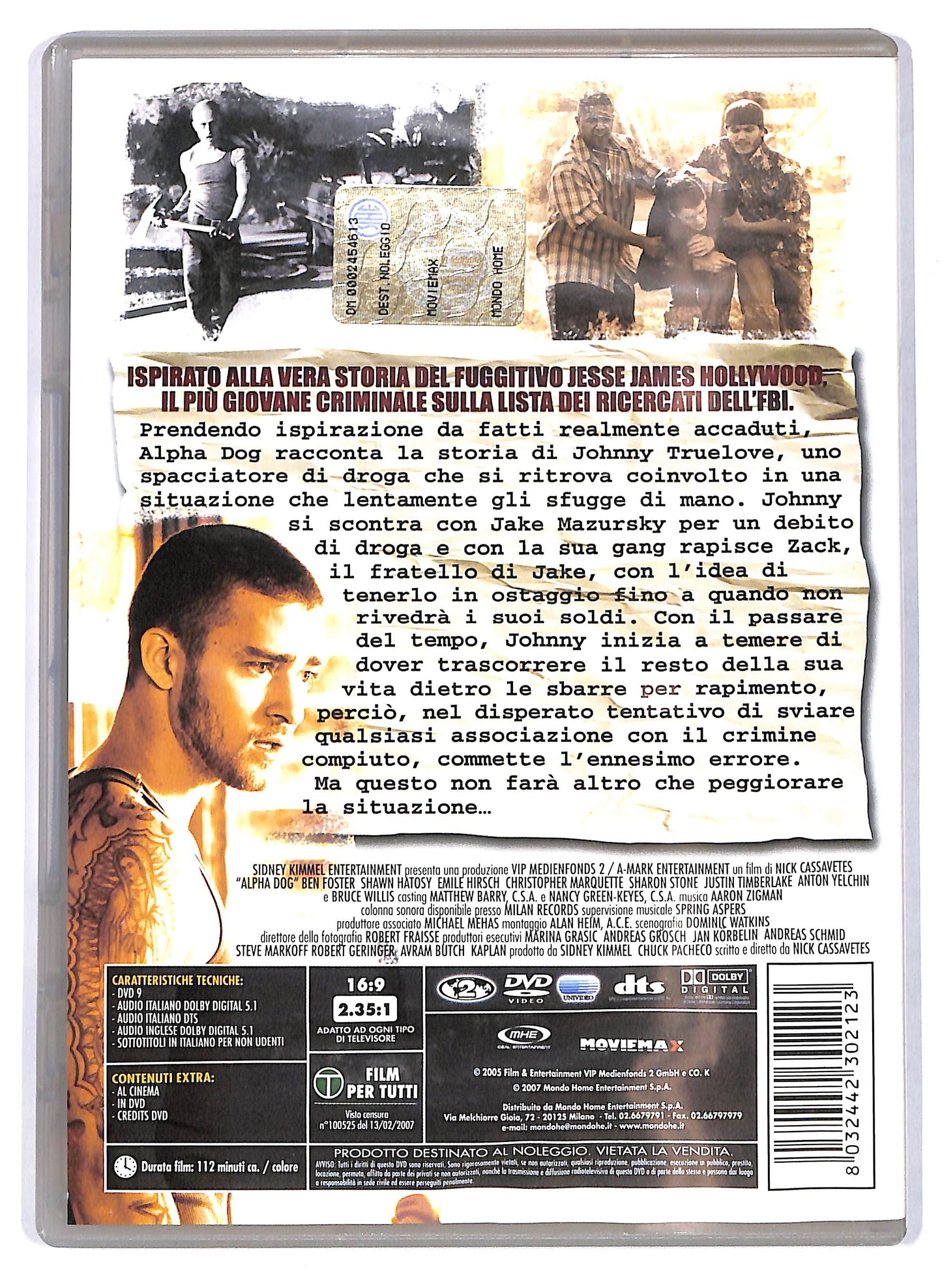 EBOND Alpha Dog NOLEGGIO DVD DB786434