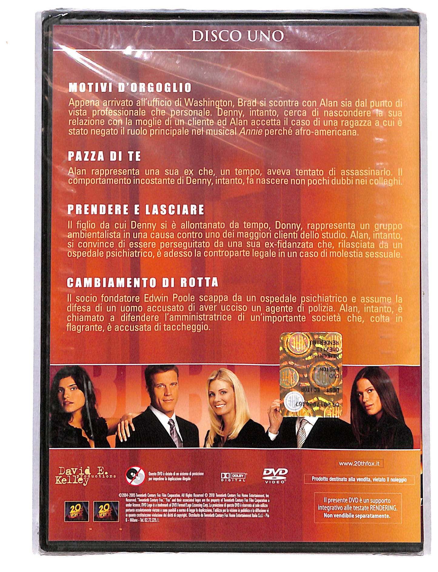 EBOND Boston Legal stagione uno disco uno DVD DB786629