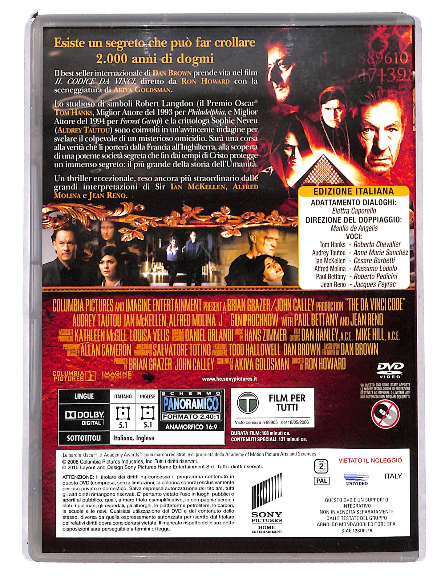 EBOND Il codice da Vinci EDITORIALE DVD DB786651
