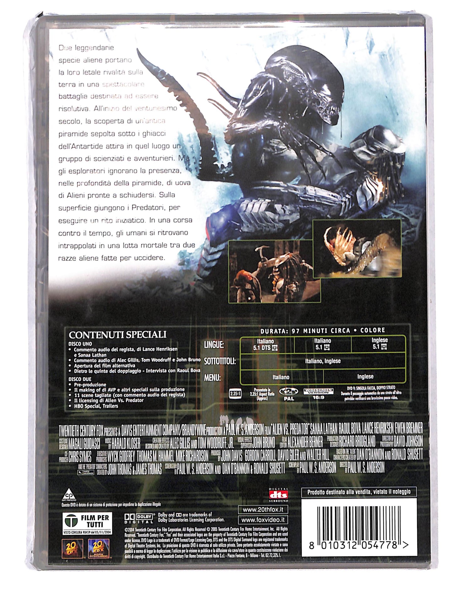 EBOND Alien vs. Predator edizione speciale 2 dischi DVD DB786653