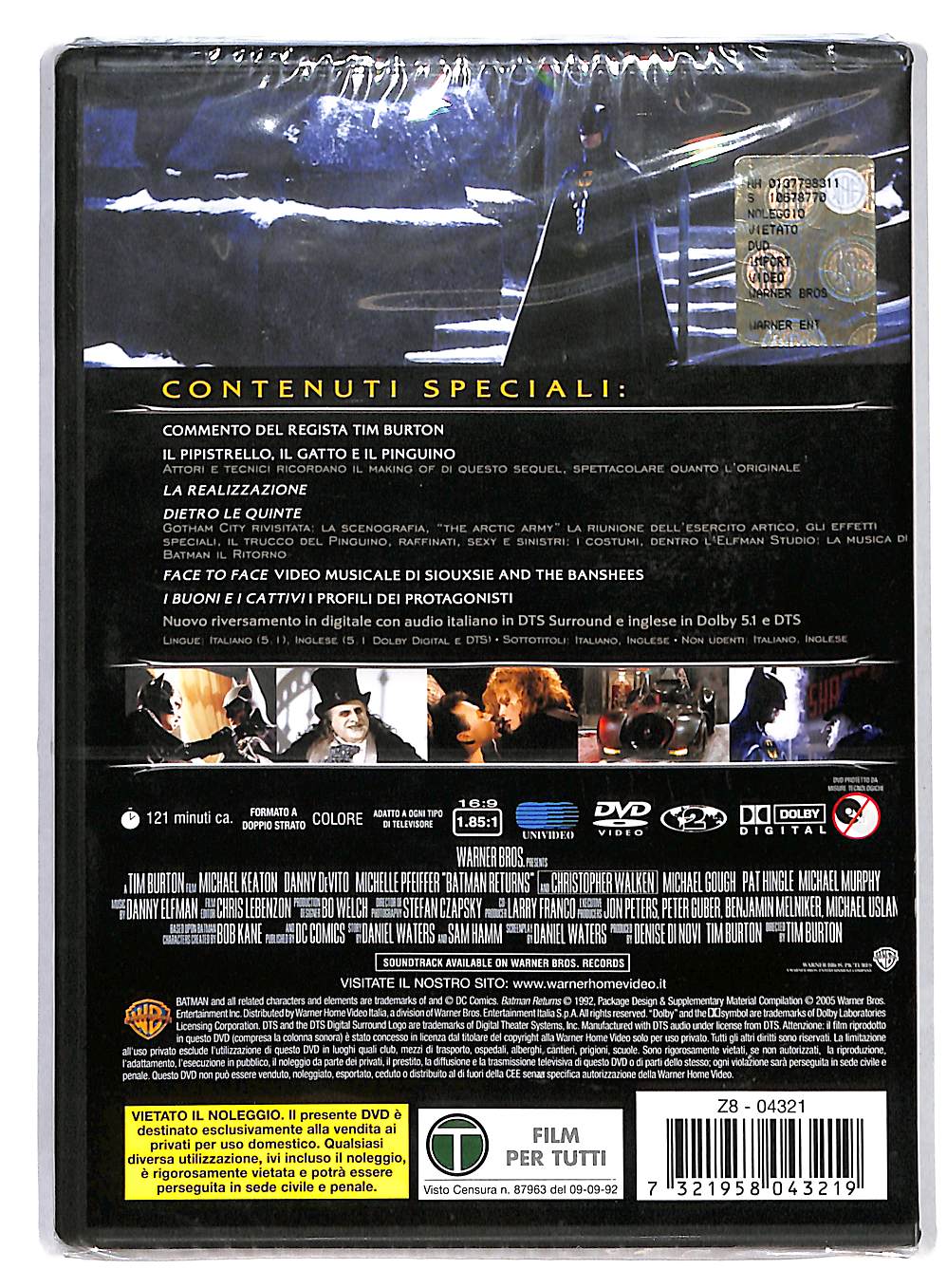 EBOND Batman Il Ritorno Edizione Spaciale 2 Dischi DVD DB786803