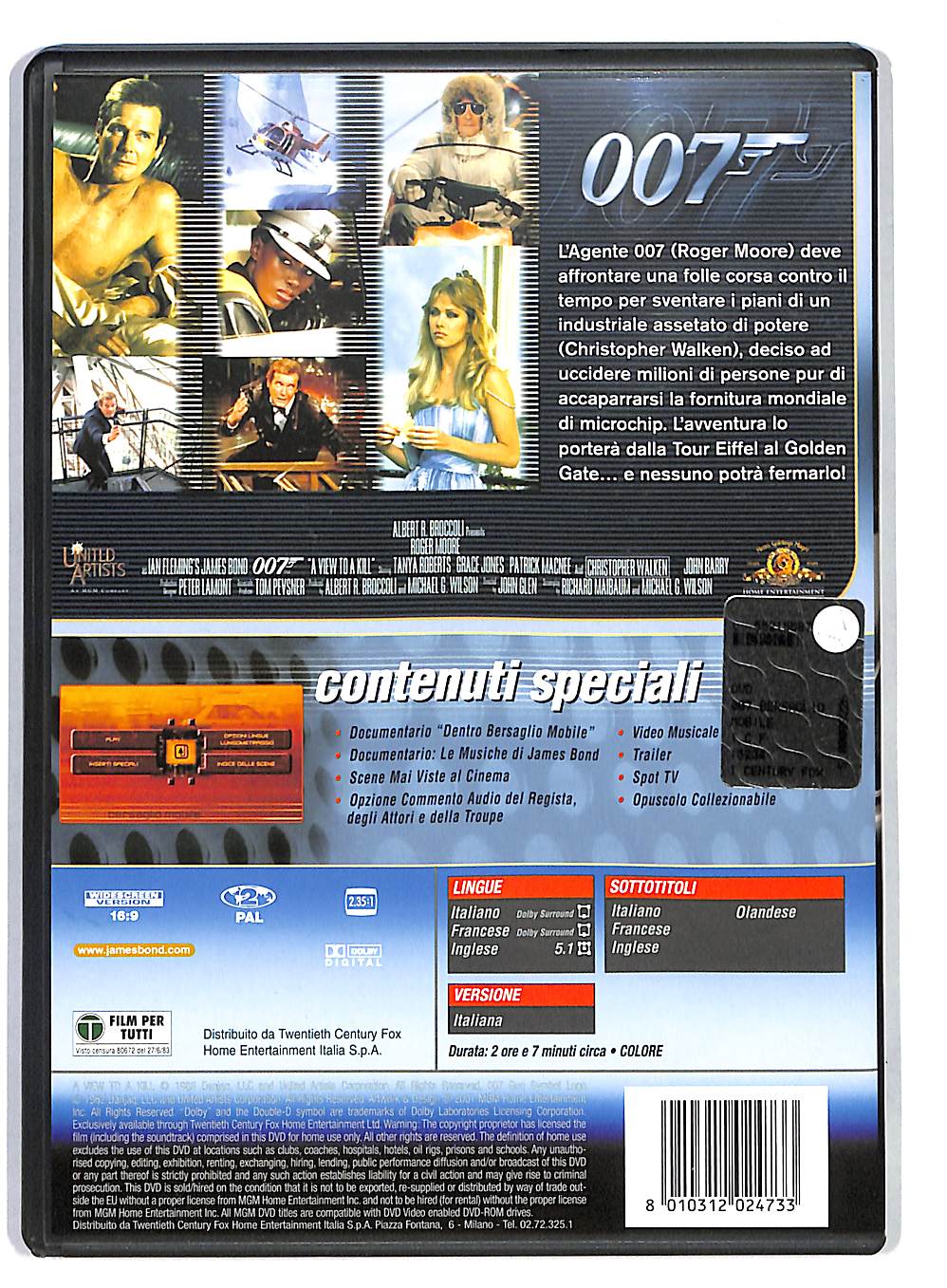 EBOND 007 - Bersaglio Mobile DVD DB786825