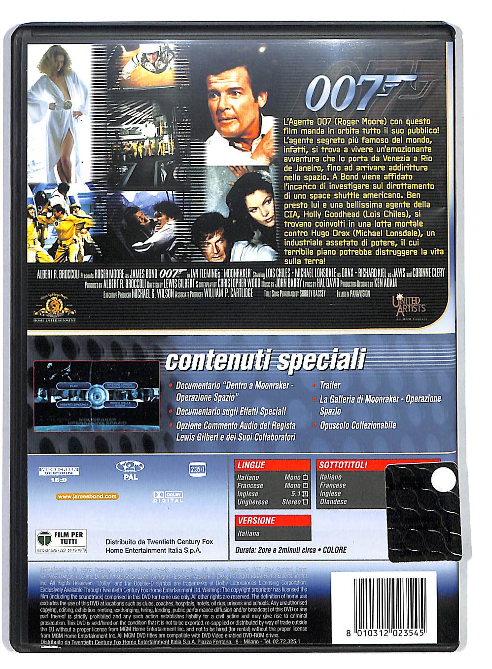 EBOND Moonraker - Operazione Spazio Edizione Speciale DVD DB786829