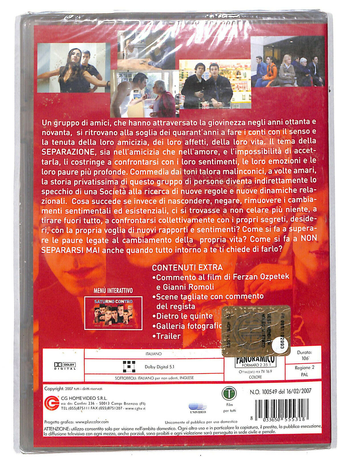 EBOND Saturno Contro DVD DB787163