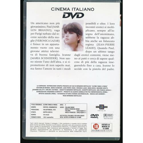 EBOND Ultimo Tango a Parigi Versione Integrale DVD DB787303