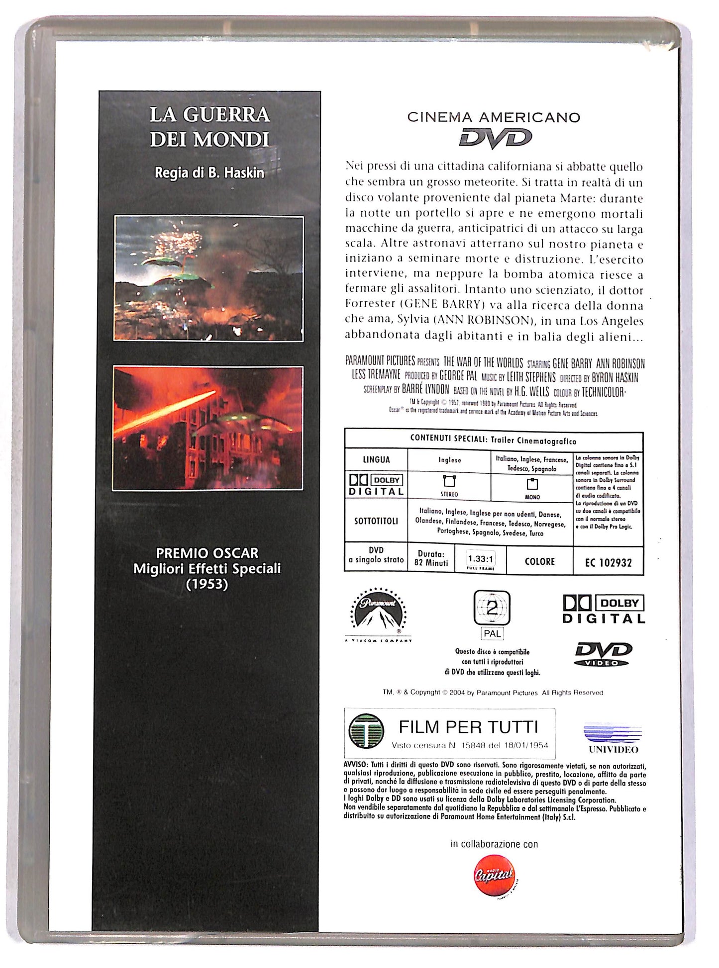 EBOND La guerra dei mondi EDITORIALE DVD DB787325