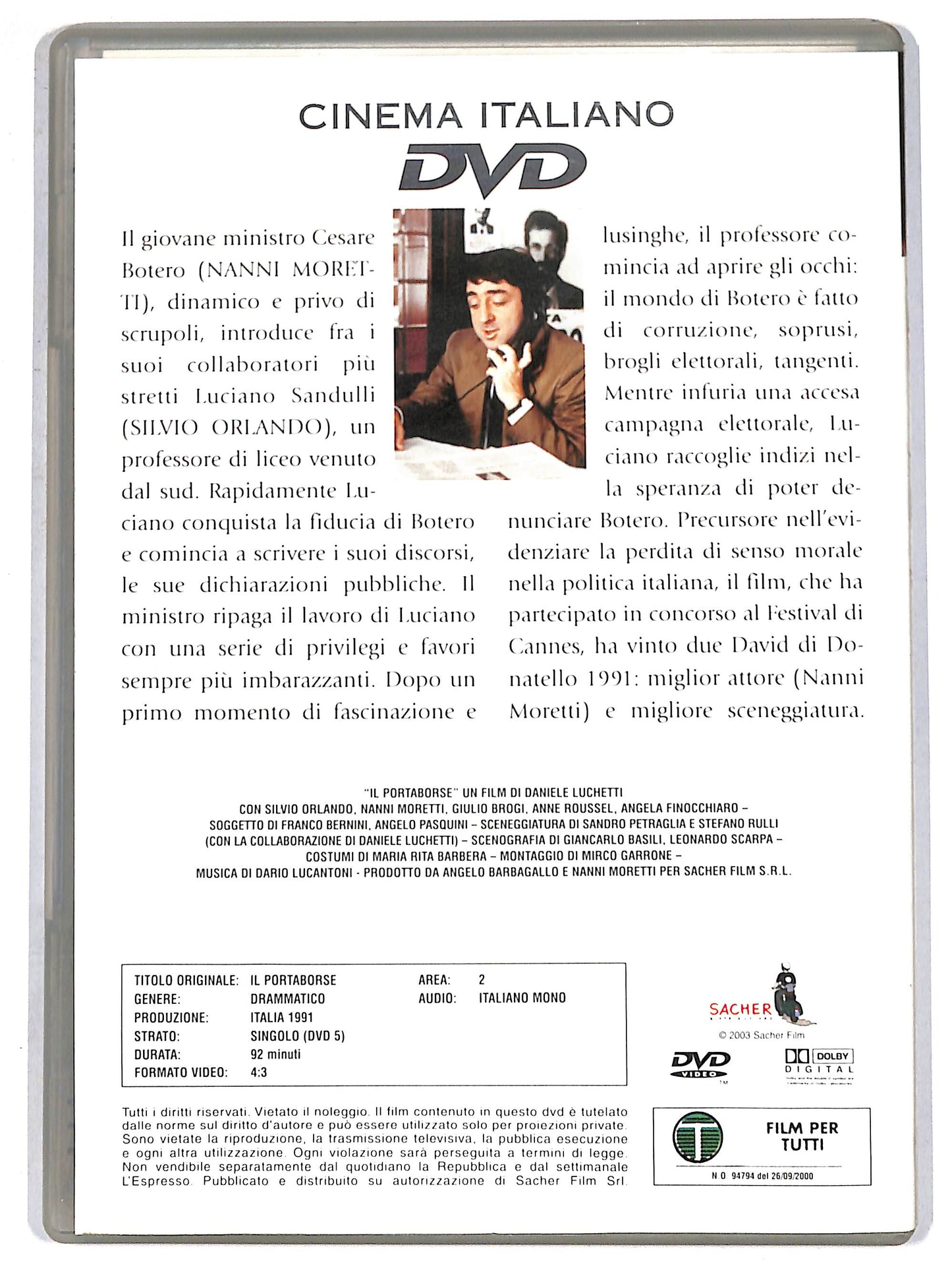 EBOND Il portaborse EDITORIALE DVD DB787327
