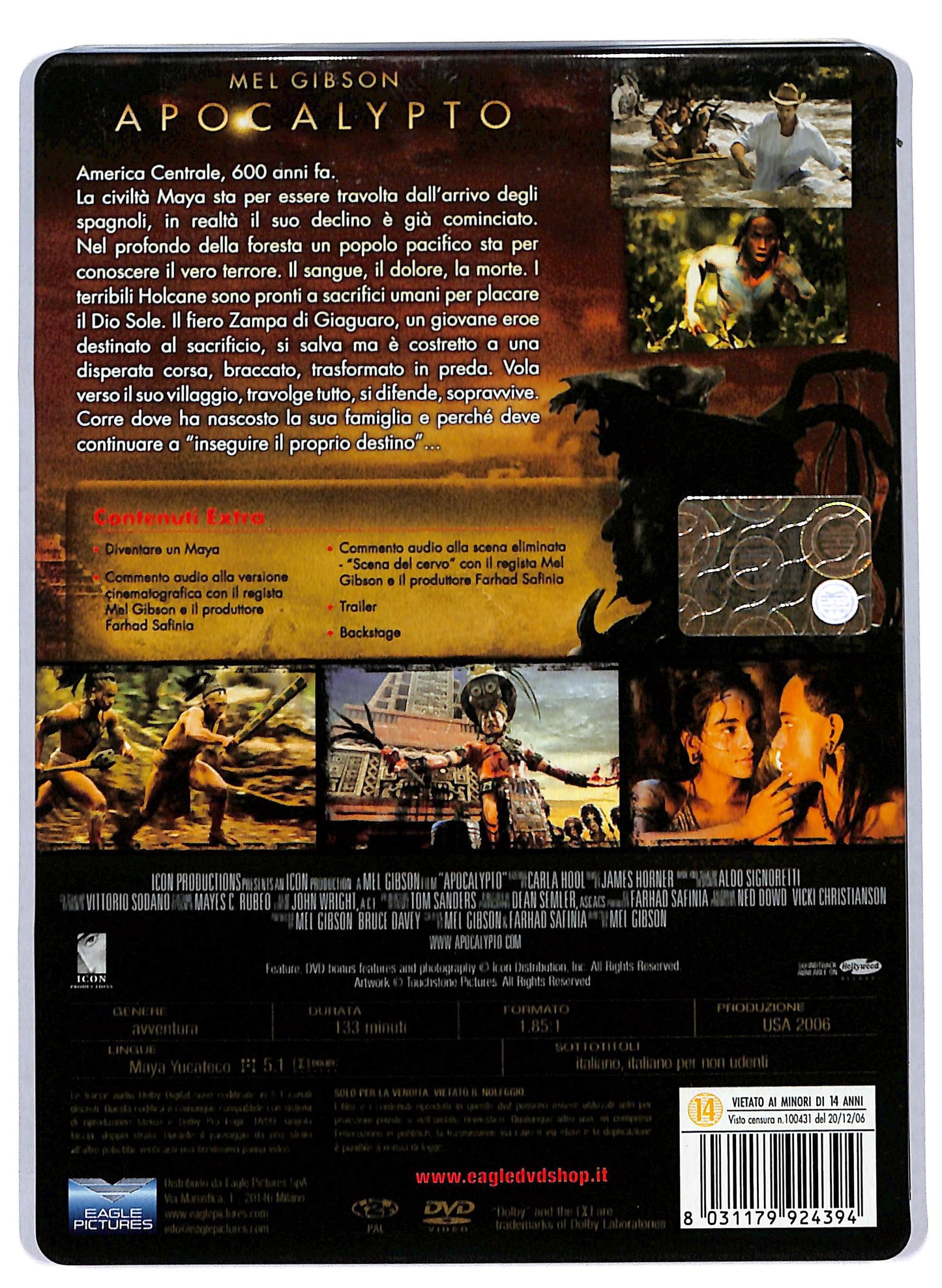 EBOND Apocalypto STEELBOOK DVD DB787436