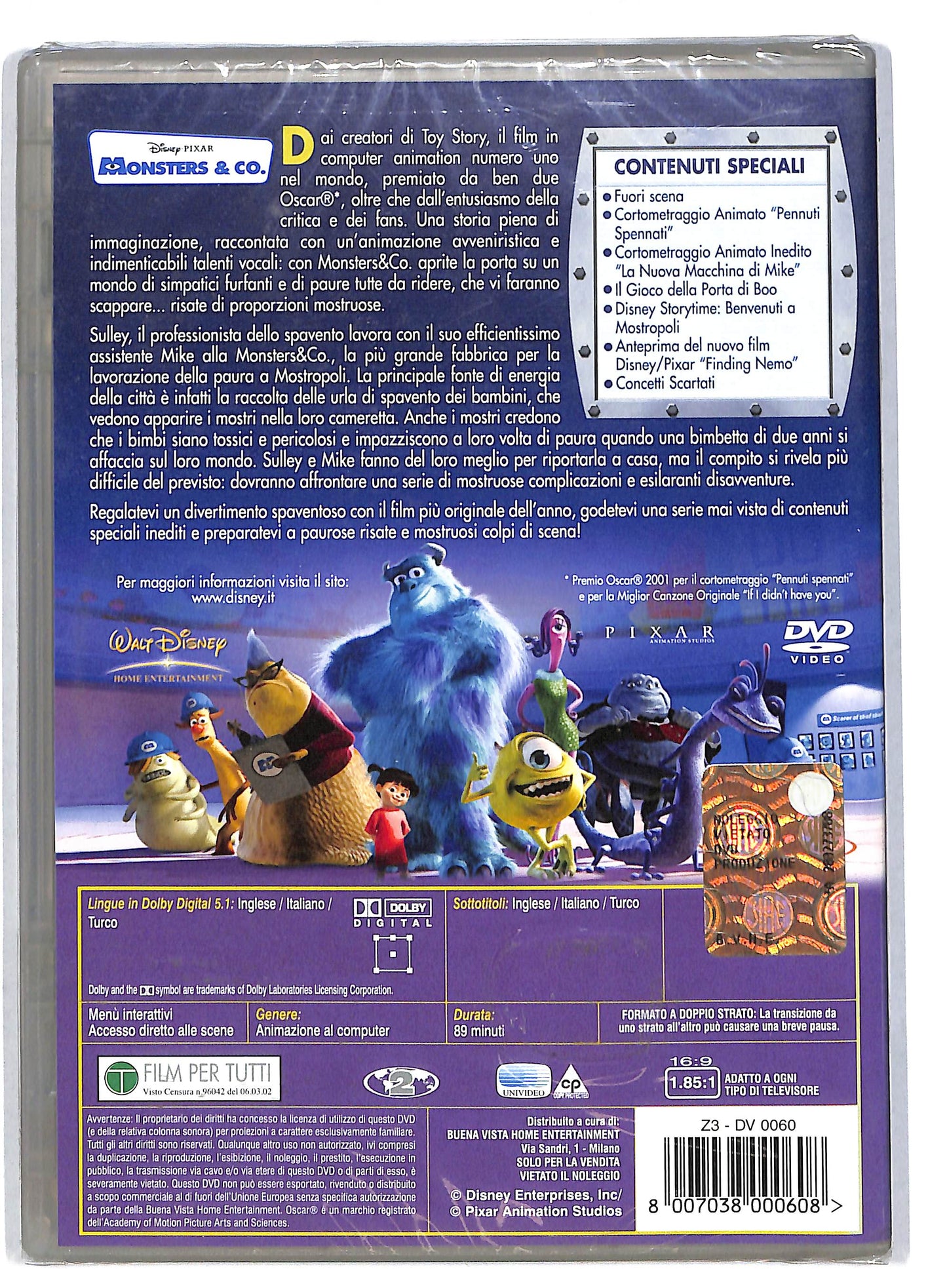 EBOND Monsters & Co. DVD DB787448