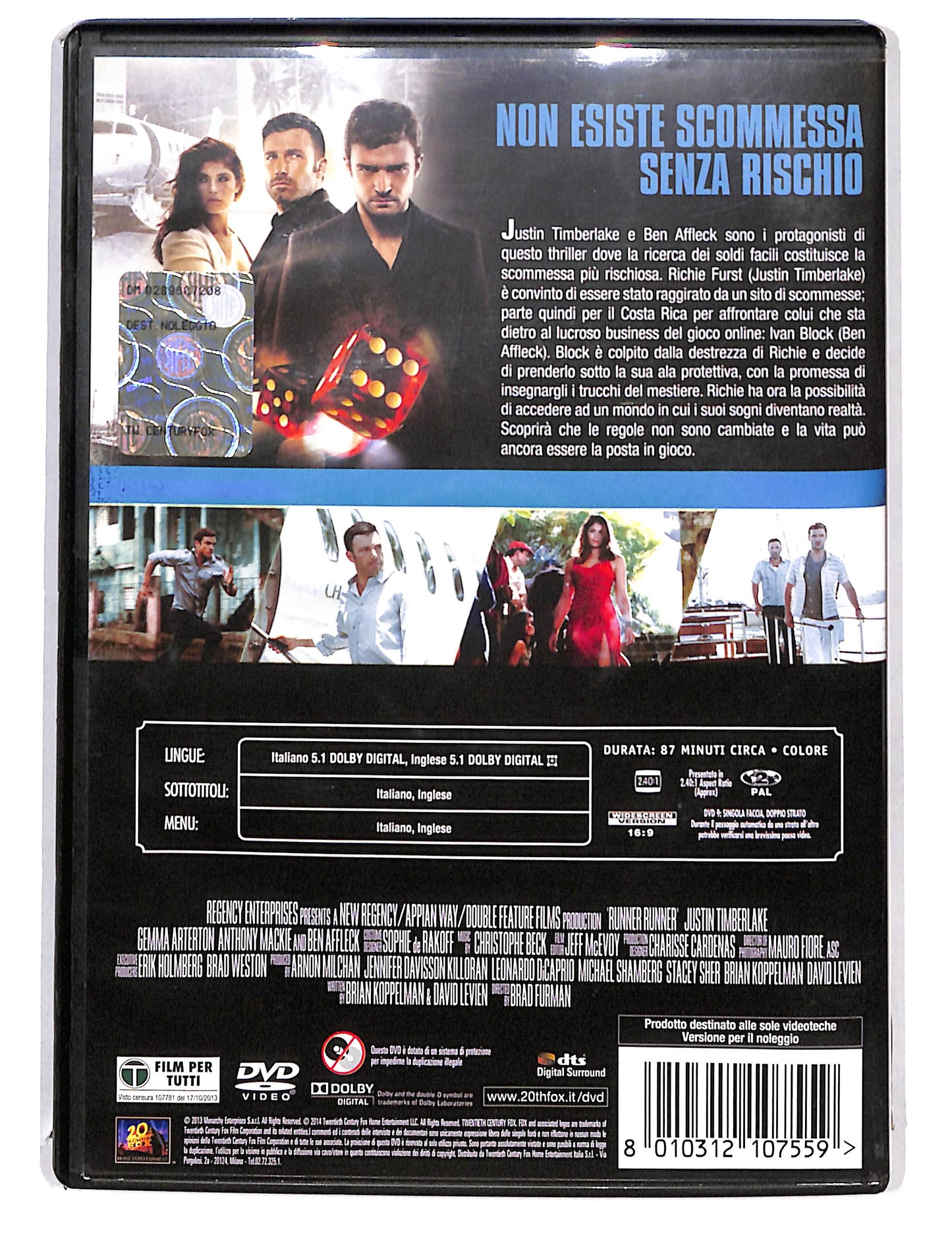 EBOND Runner Runner NOLEGGIO DVD DB787641