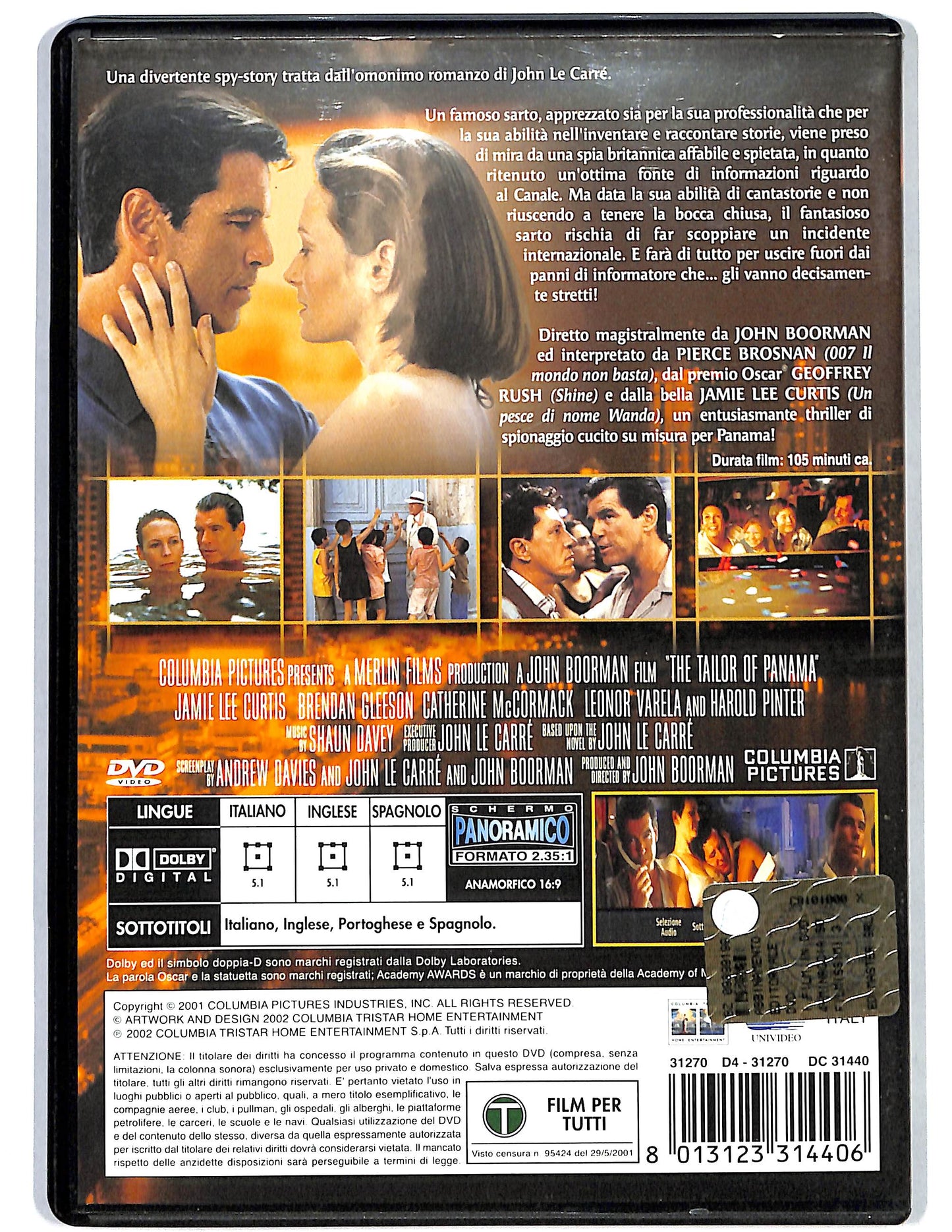 EBOND Il sarto di Panama NOLEGGIO DVD DB787661