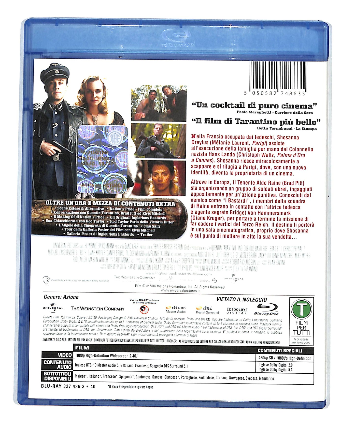 EBOND Bastardi Senza Gloria BLURAY DB787944