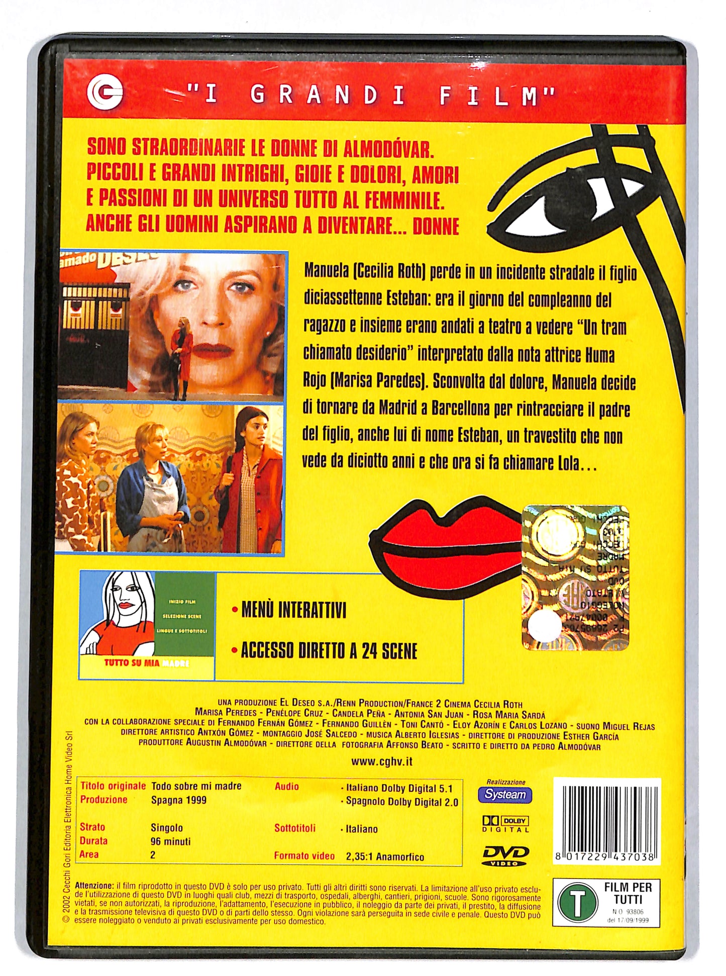 EBOND Tutto su mia madre DVD DB787972