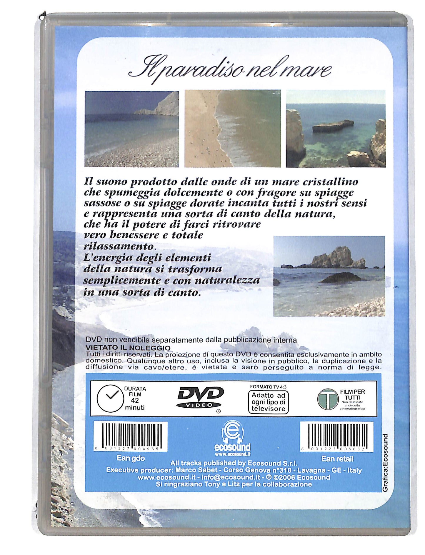EBOND Il Paradiso nel mare DVD DB788119