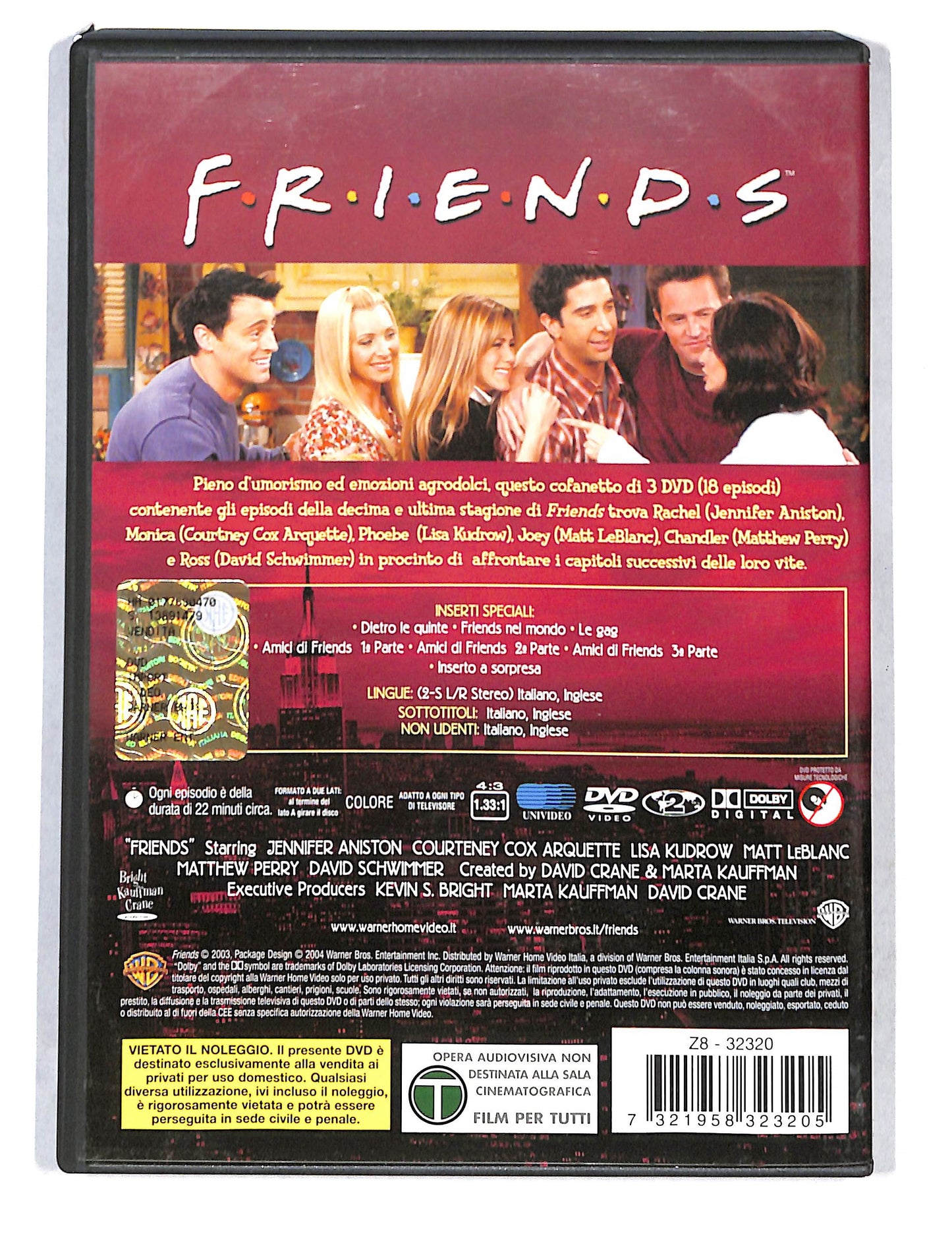 EBOND Friends Stagione 10 DVD DB788154
