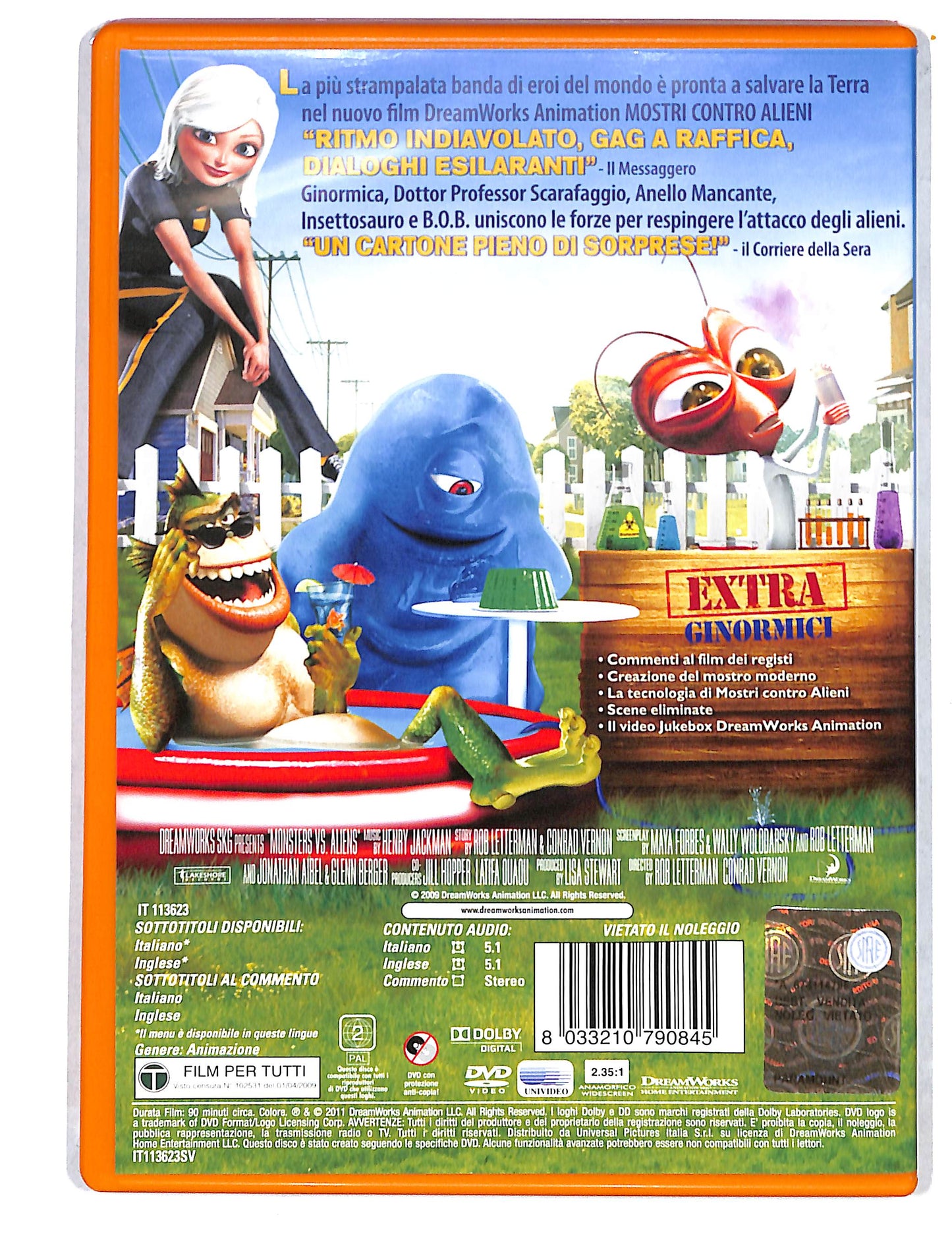 EBOND Mostri contro alieni DVD DB788164