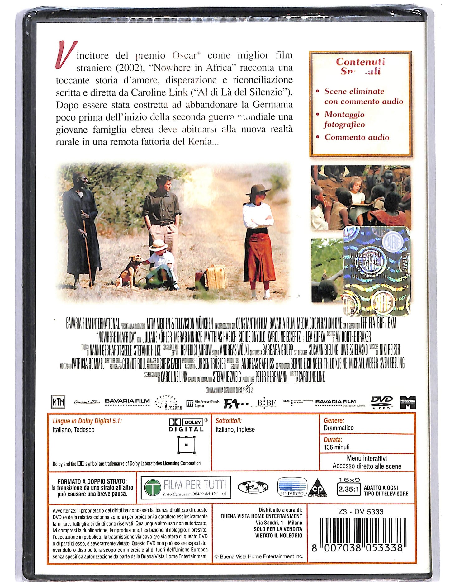 EBOND Nowhere in Africa NOLEGGIO DVD DB788610