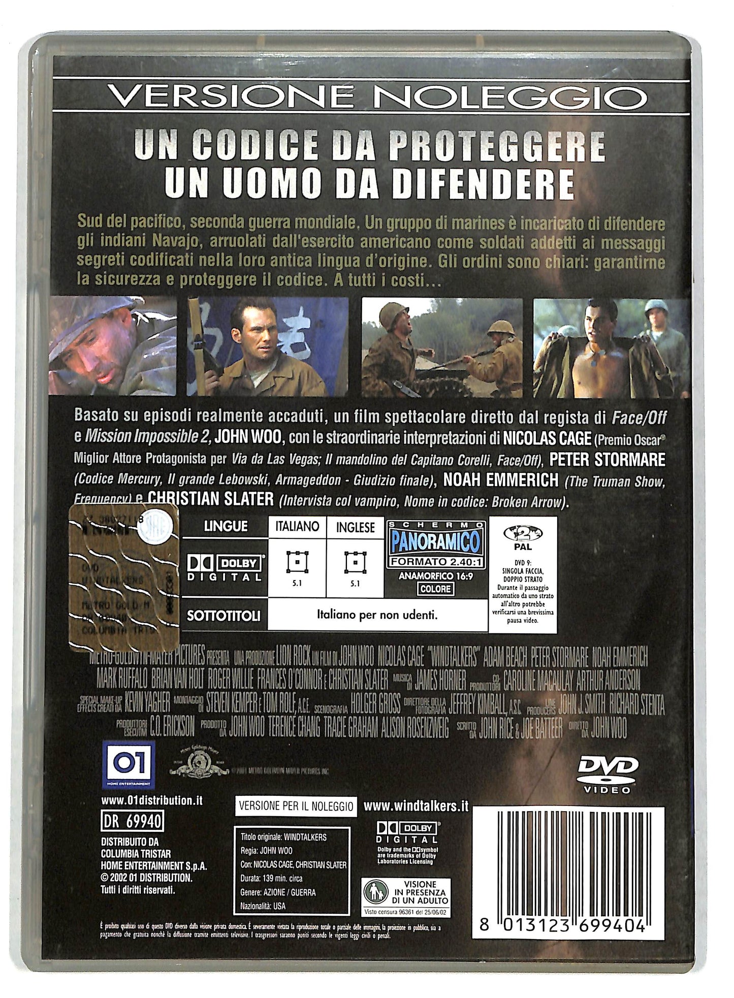 EBOND Windtalkers NOLEGGIO DVD DB788622