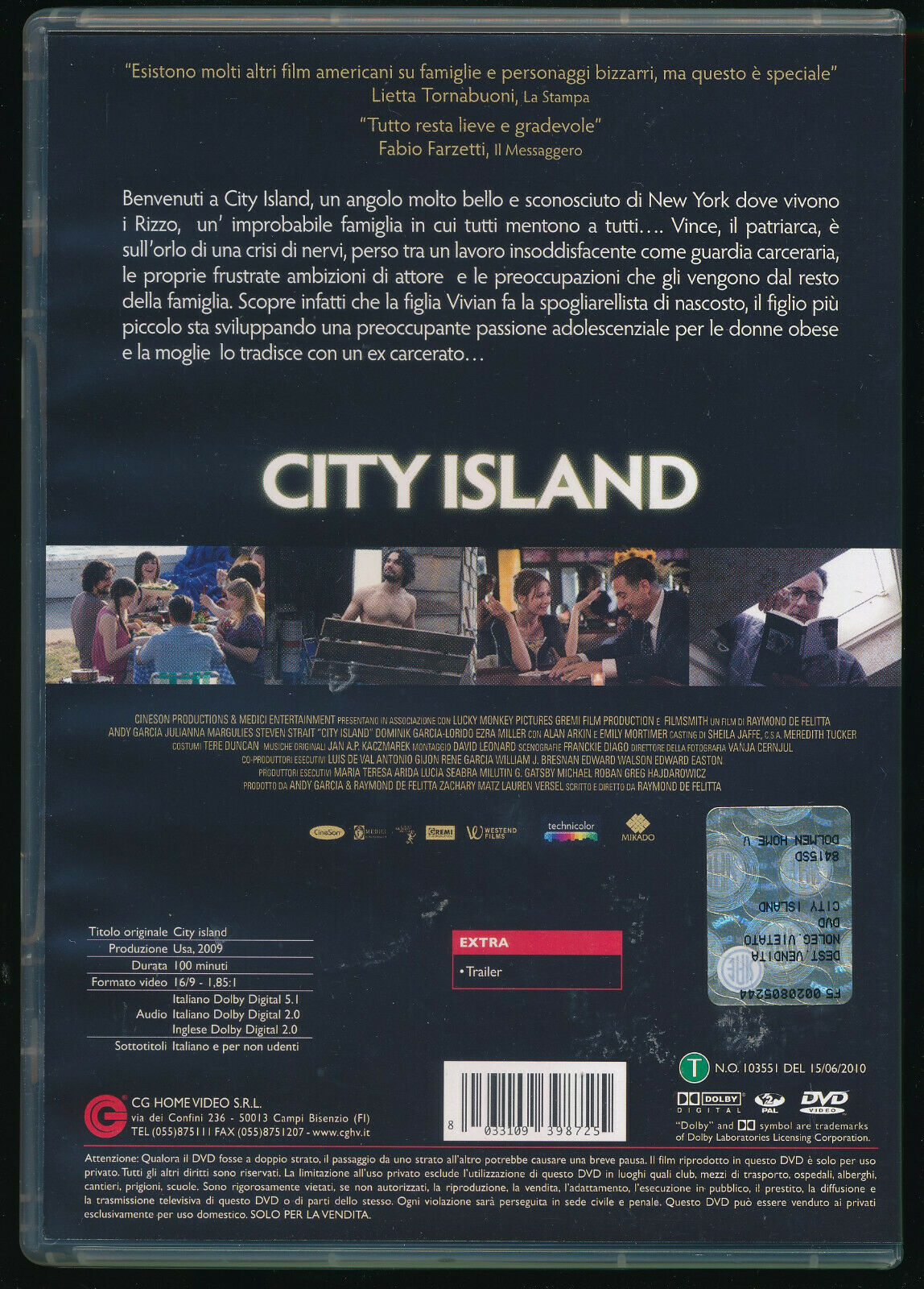 EBOND City Island NOLEGGIO DVD DB788640