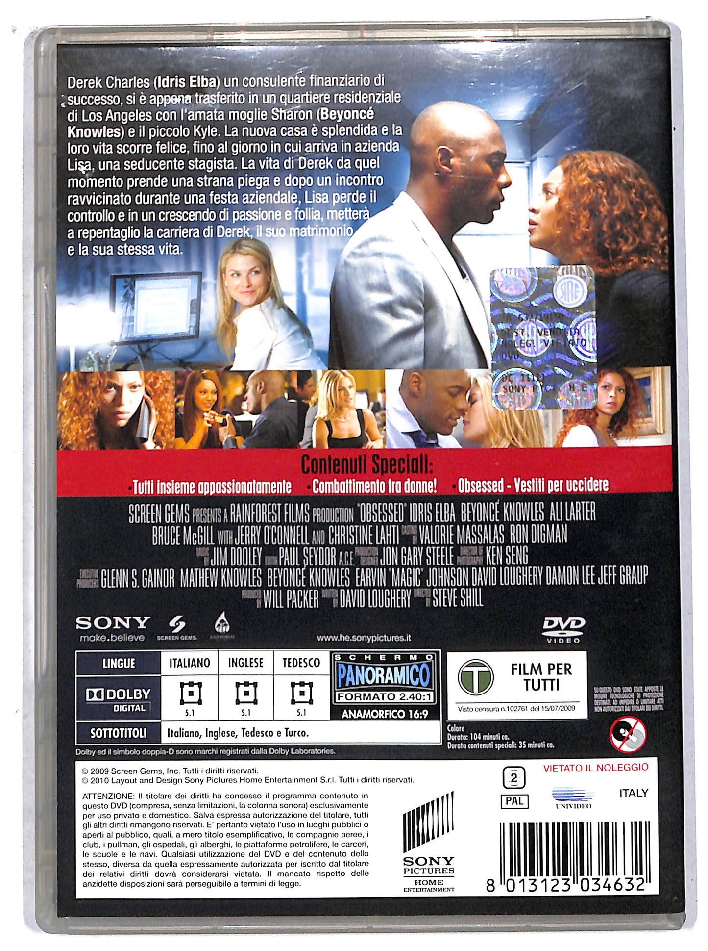 EBOND Obsessed NOLEGGIO DVD DB788659