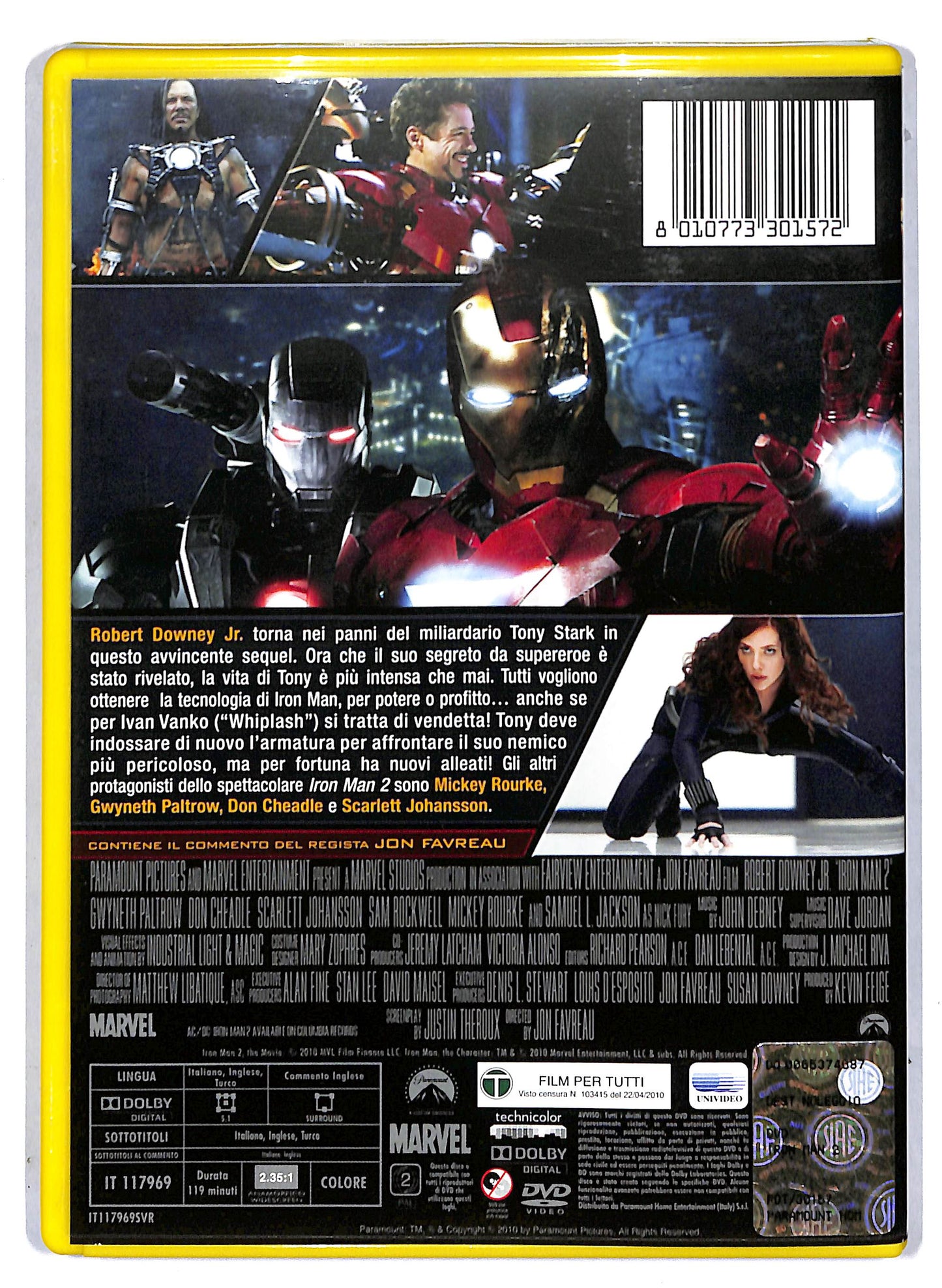 EBOND Iron Man 2 Noleggio DVD DB788661
