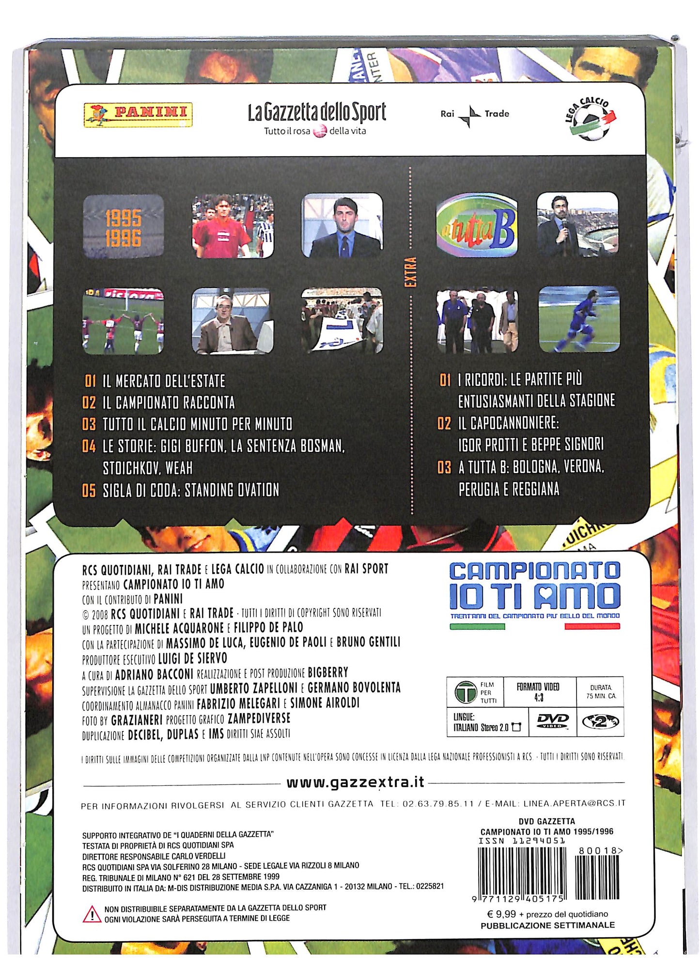 EBOND Campionato io ti amo Vol.18 1995 - 96 EDITORIALE DVD DB788864