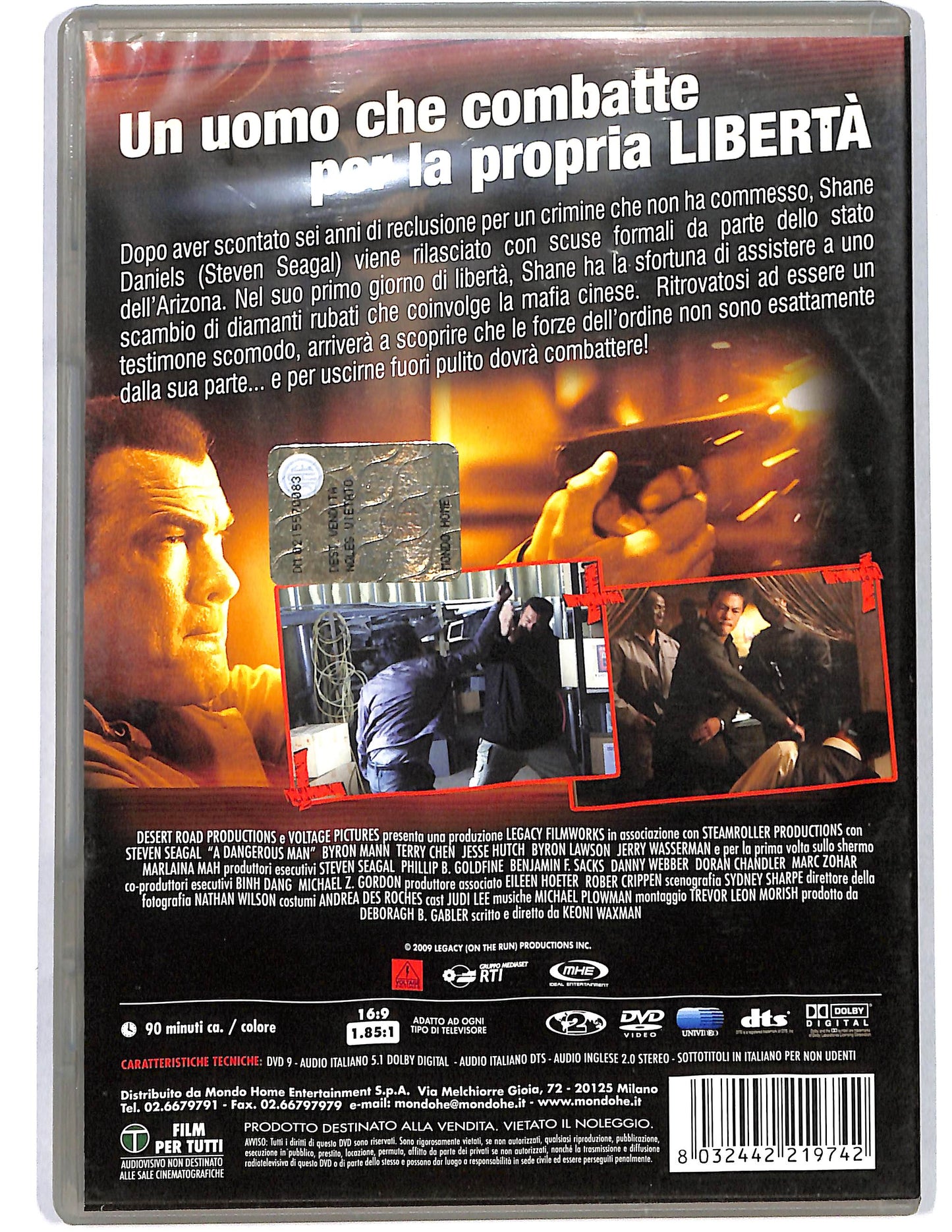 EBOND A Dangerous Man Solo contro tutti DVD DB789421
