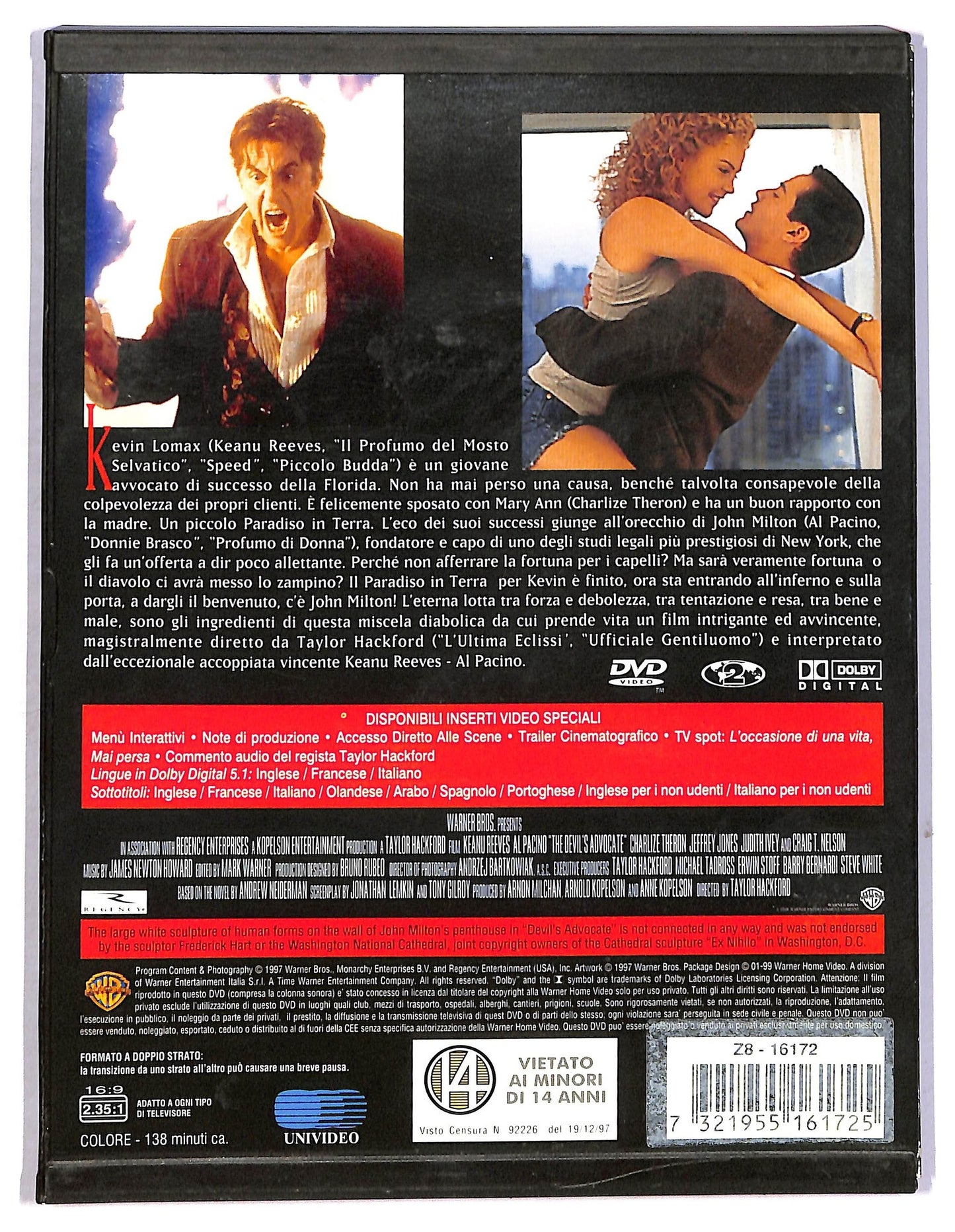 EBOND L'Avvocato del Diavolo SNAPPER DVD DB789605