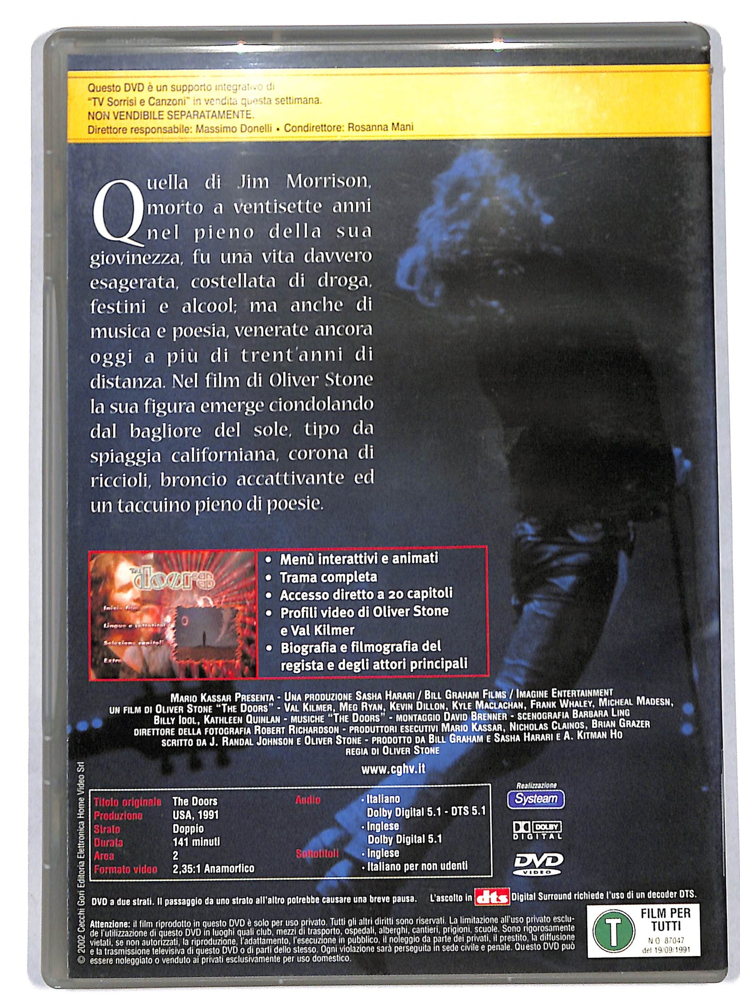 EBOND The Doors EDITORIALE DVD DB789836