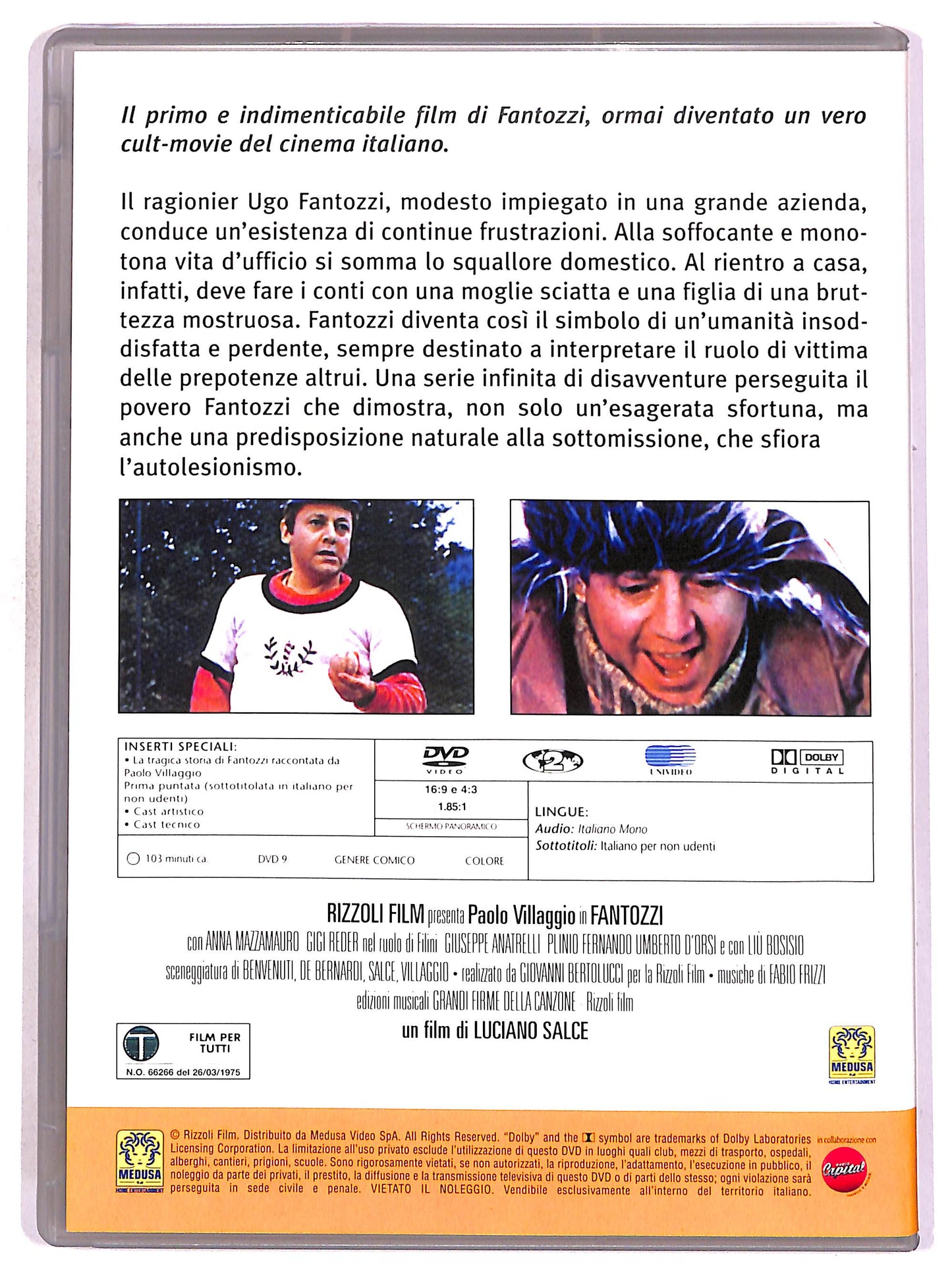 EBOND Fantozzi EDITORIALE DVD DB790153