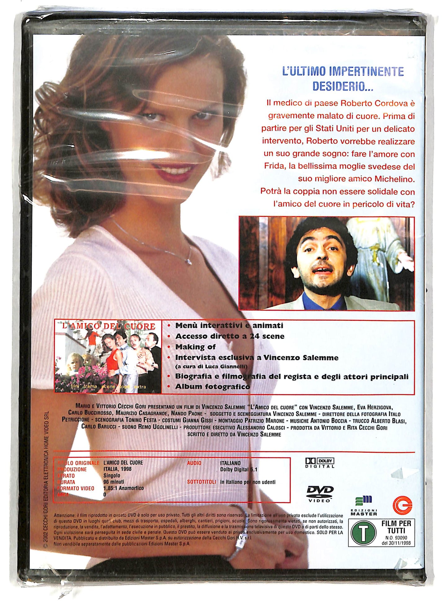 EBOND L'amico del cuore (film 1998) EDITORIALE DVD DB790161