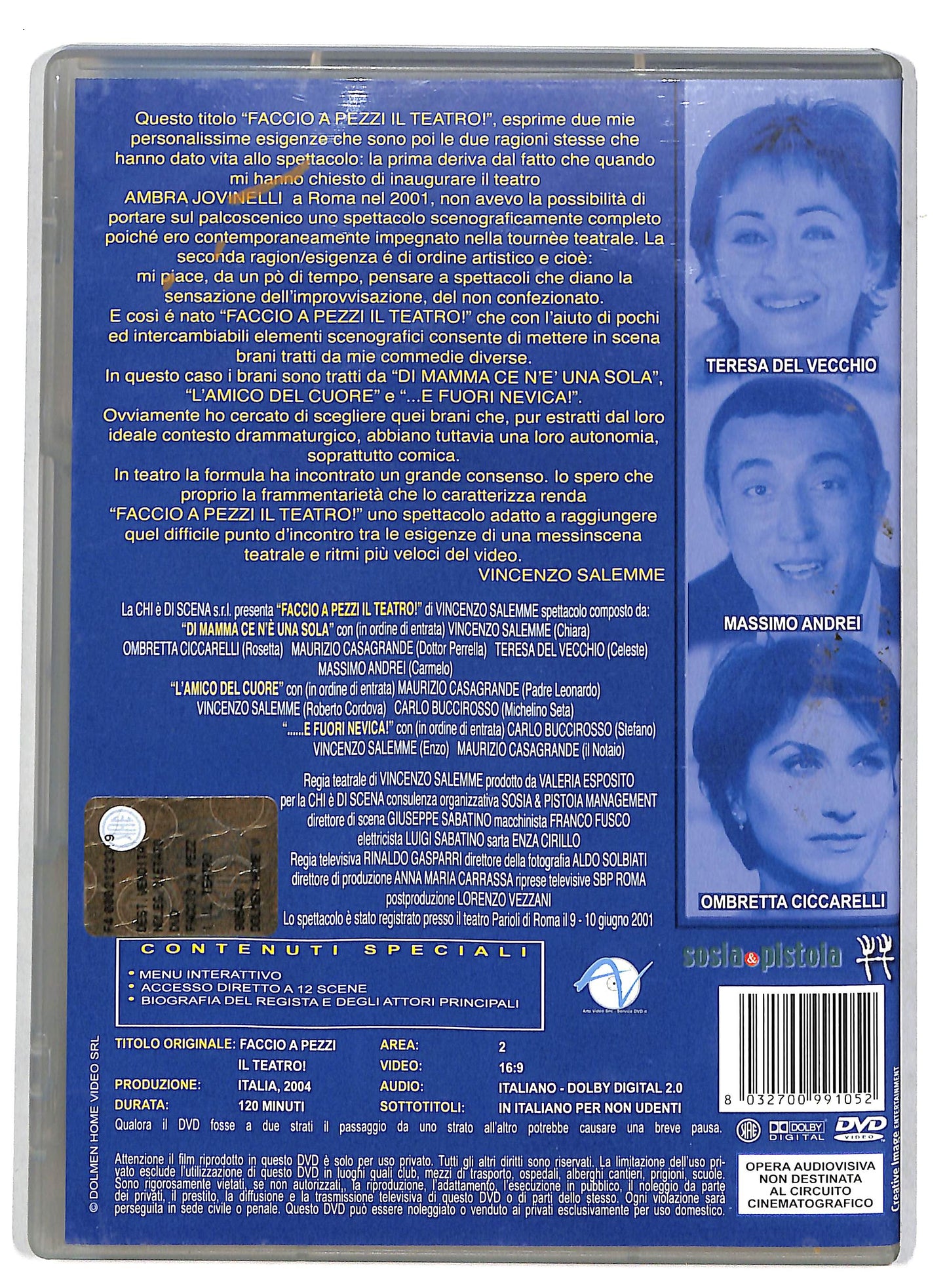 EBOND faccio a pezzi il teatro DVD DB790163