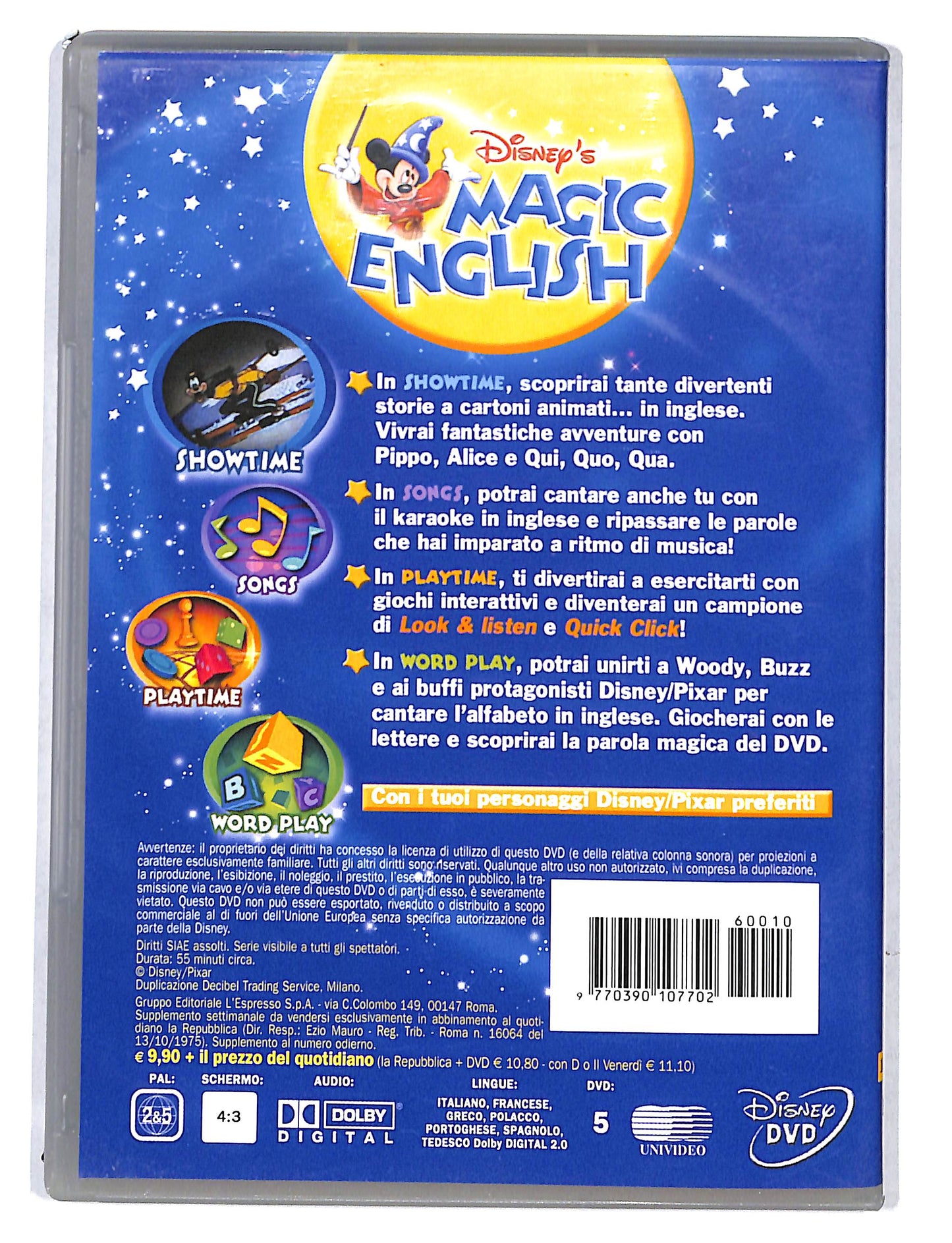 EBOND Magic English vol.10 let's play EDITORIALE DVD DB790406