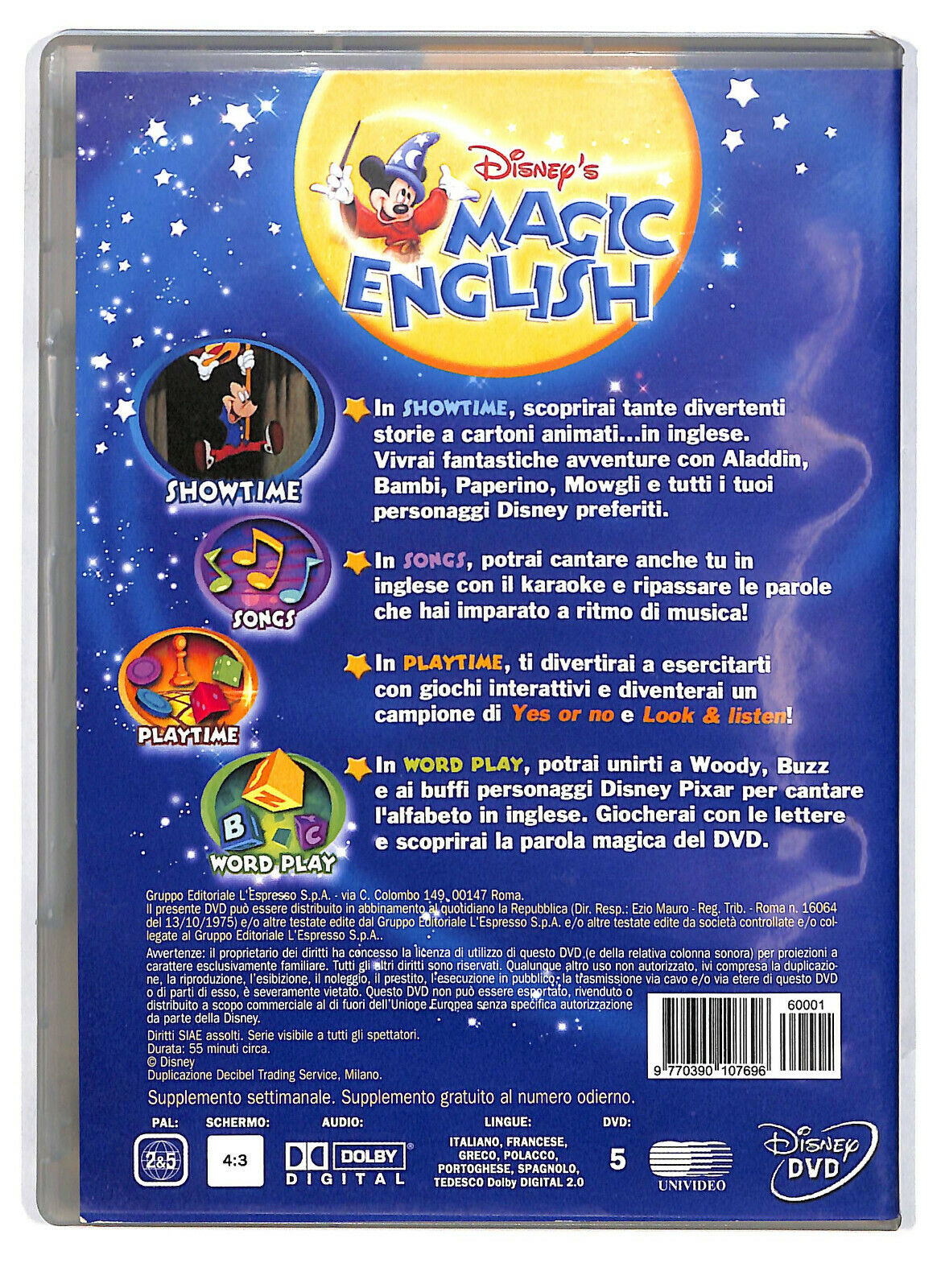 EBOND Magic English - 1 Hello Editoriale DVD DB790418