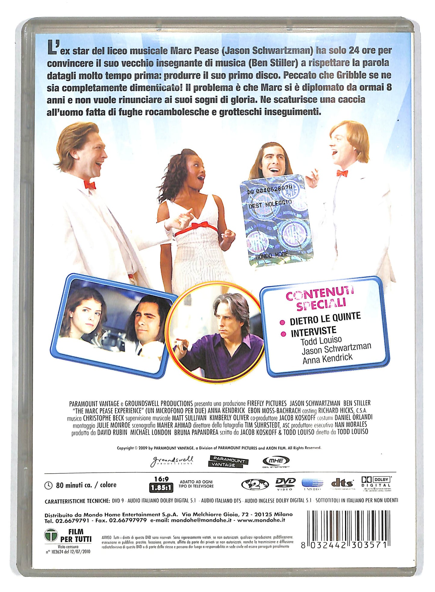 EBOND Un microfono per due NOLEGGIO DVD DB791761
