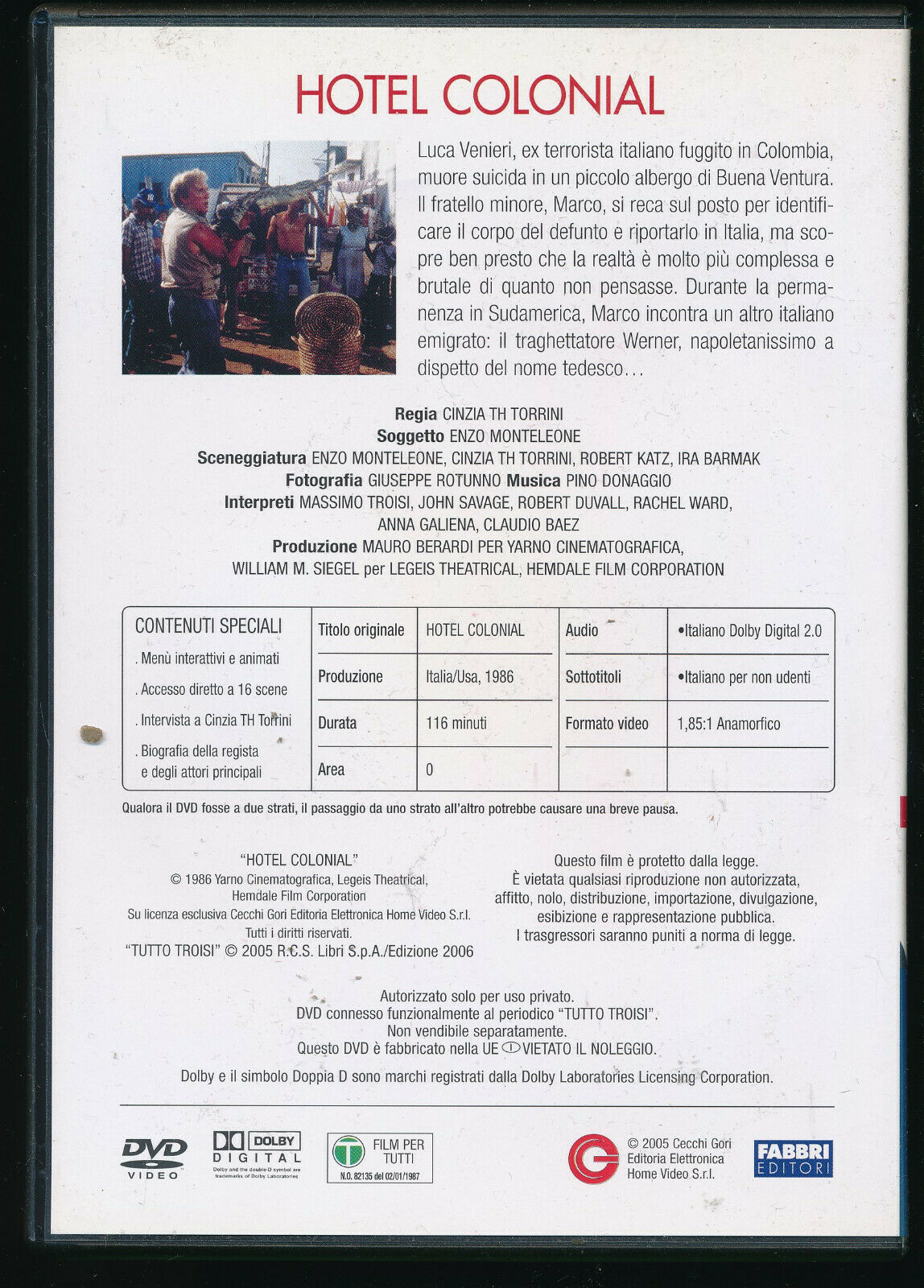 EBOND Tutto Troisi Hotel Colonial Editoriale DVD DB792125