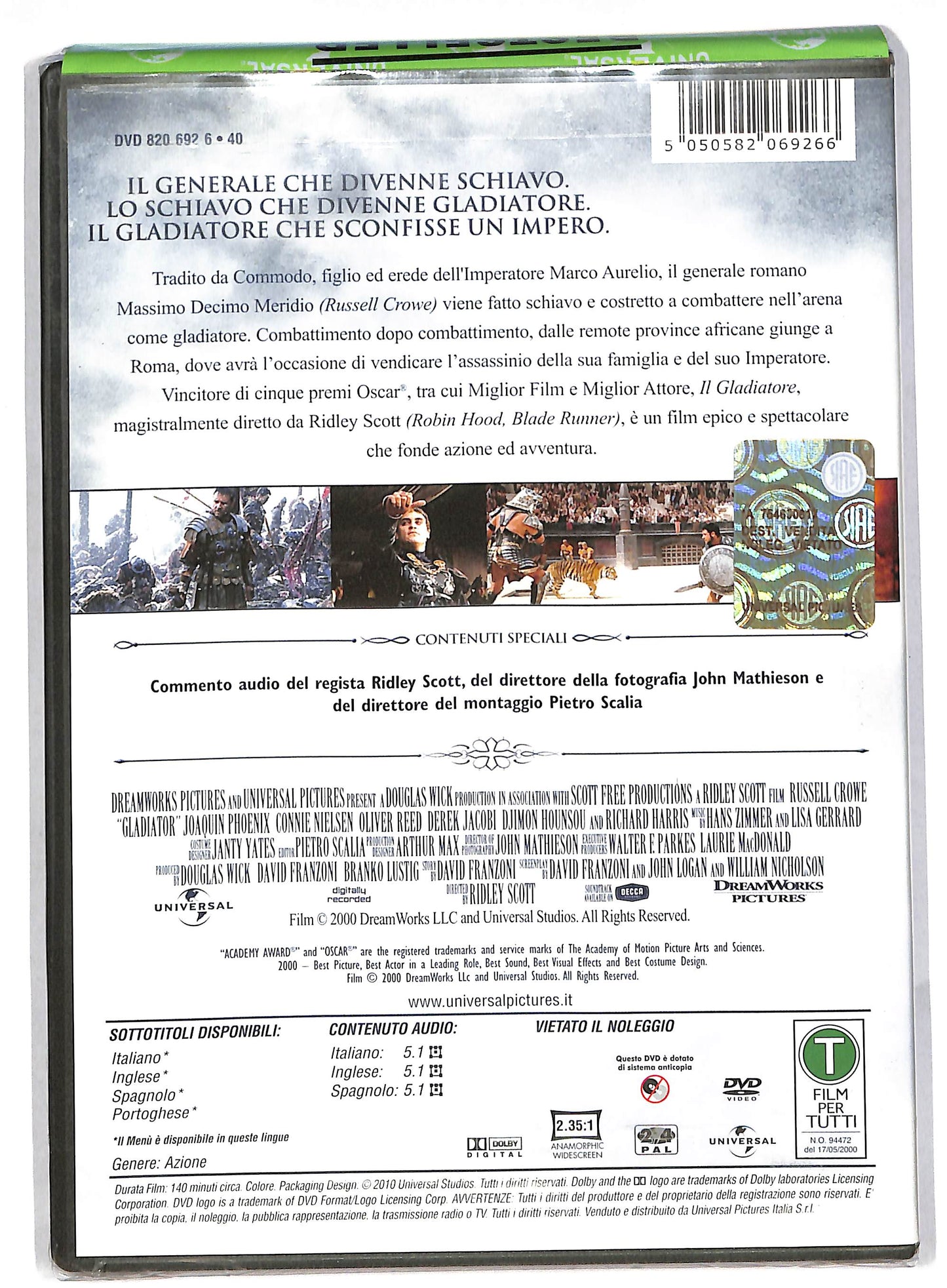 EBOND Il Gladiatore DVD DB792462