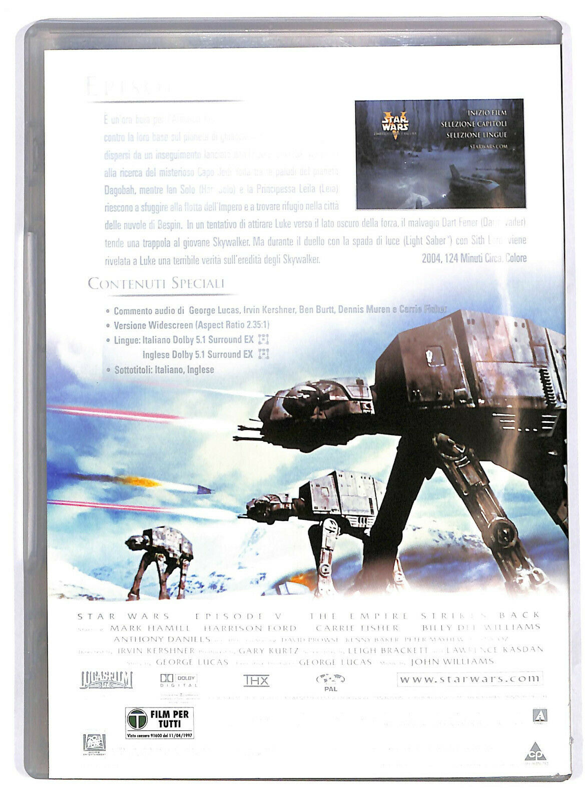 EBOND Star Wars Episodio V - L'impero Colpisce Ancora DVD DB793635