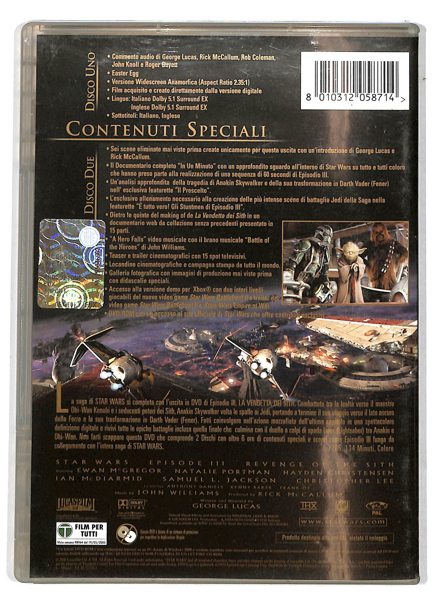 EBOND Star Wars: Episodio III - La vendetta dei Sith (2DVD) DVD DB793937