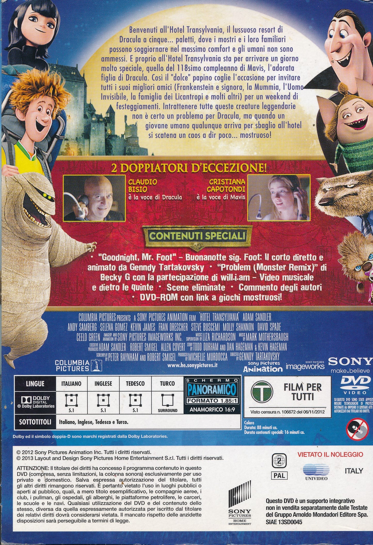 EBOND Hotel Transylvania DVD DB793955